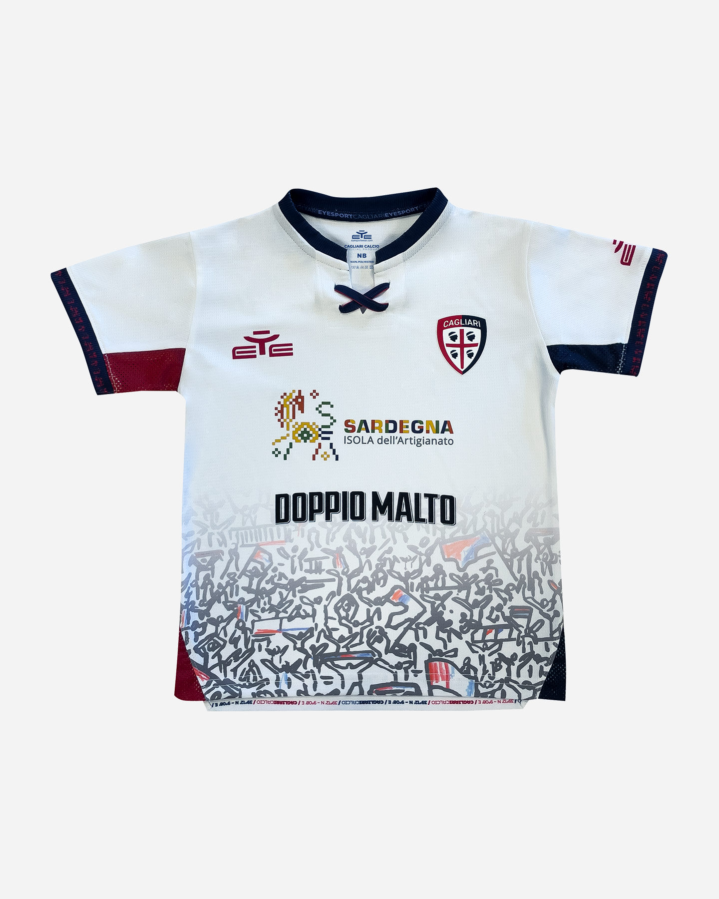 Abbigliamento calcio ufficiale EYE CAGLIARI AWAY 25-26 JR - Color mix - 1 | Cisalfa Sport