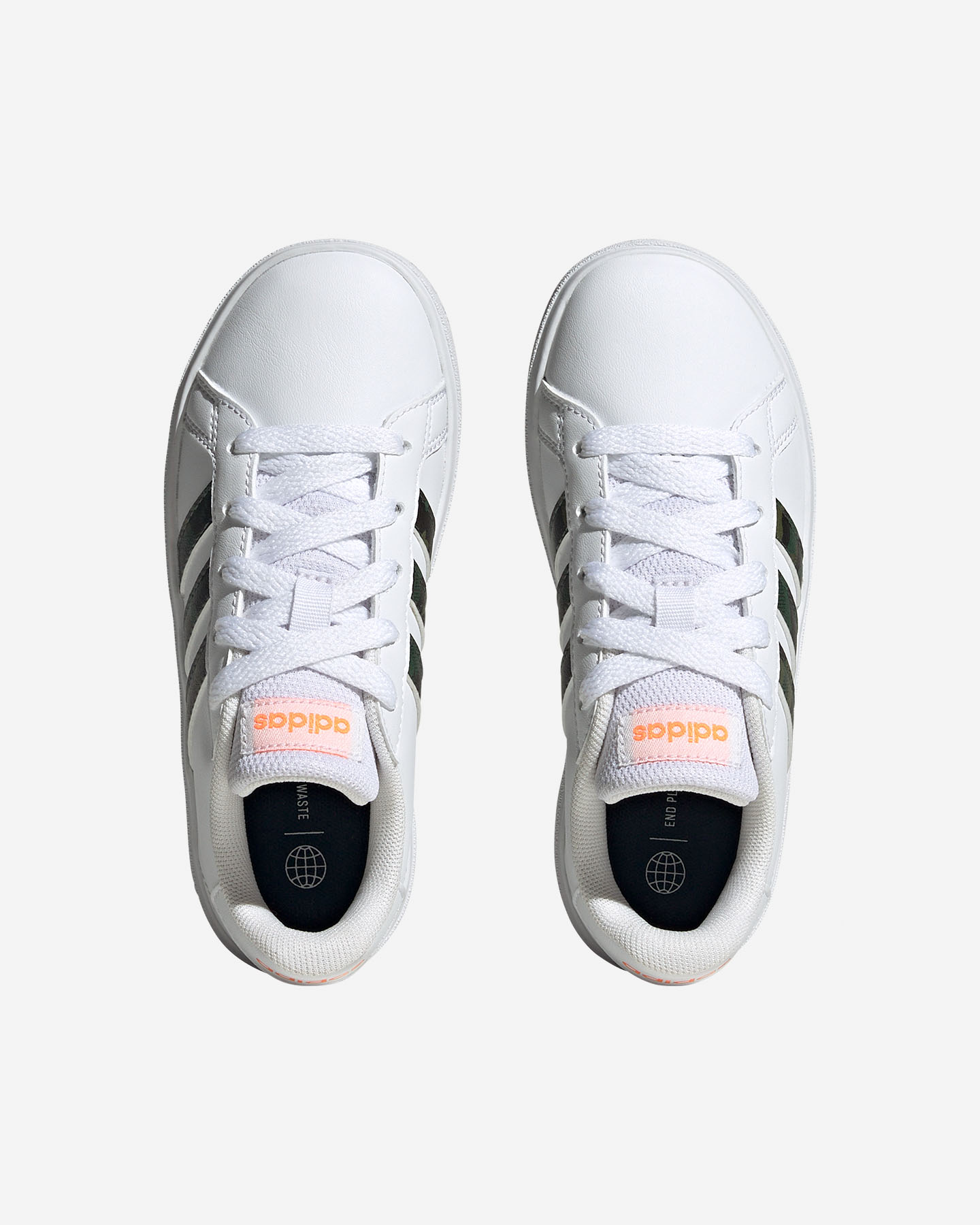 Scarpe sneakers ADIDAS CORE GRAND COURT 2.0 JR - Bianco - 2 | Cisalfa Sport