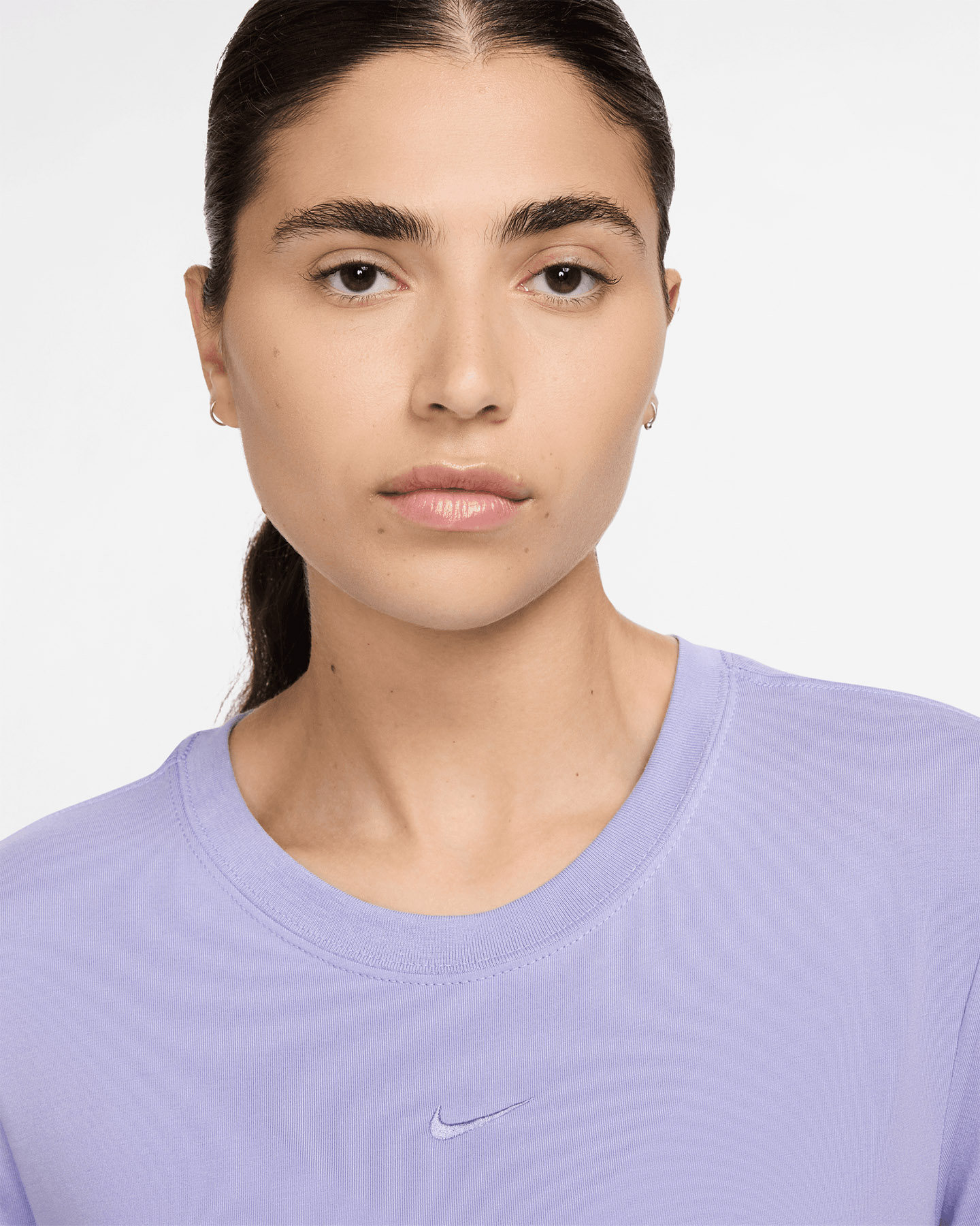 T-shirt NIKE CHILL SMALL LOGO W - Lilla - 2 | Cisalfa Sport