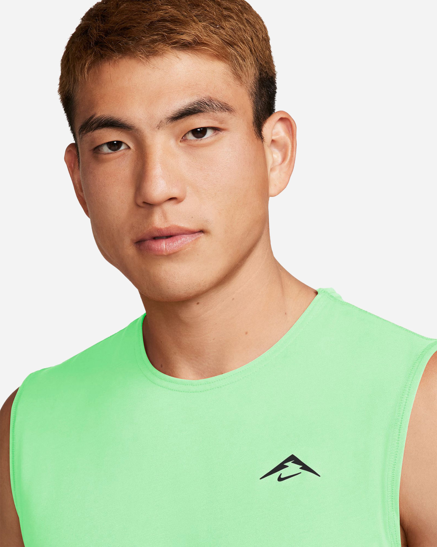 Canotta running NIKE DRI FI SOLAR M - Verde - 3 | Cisalfa Sport