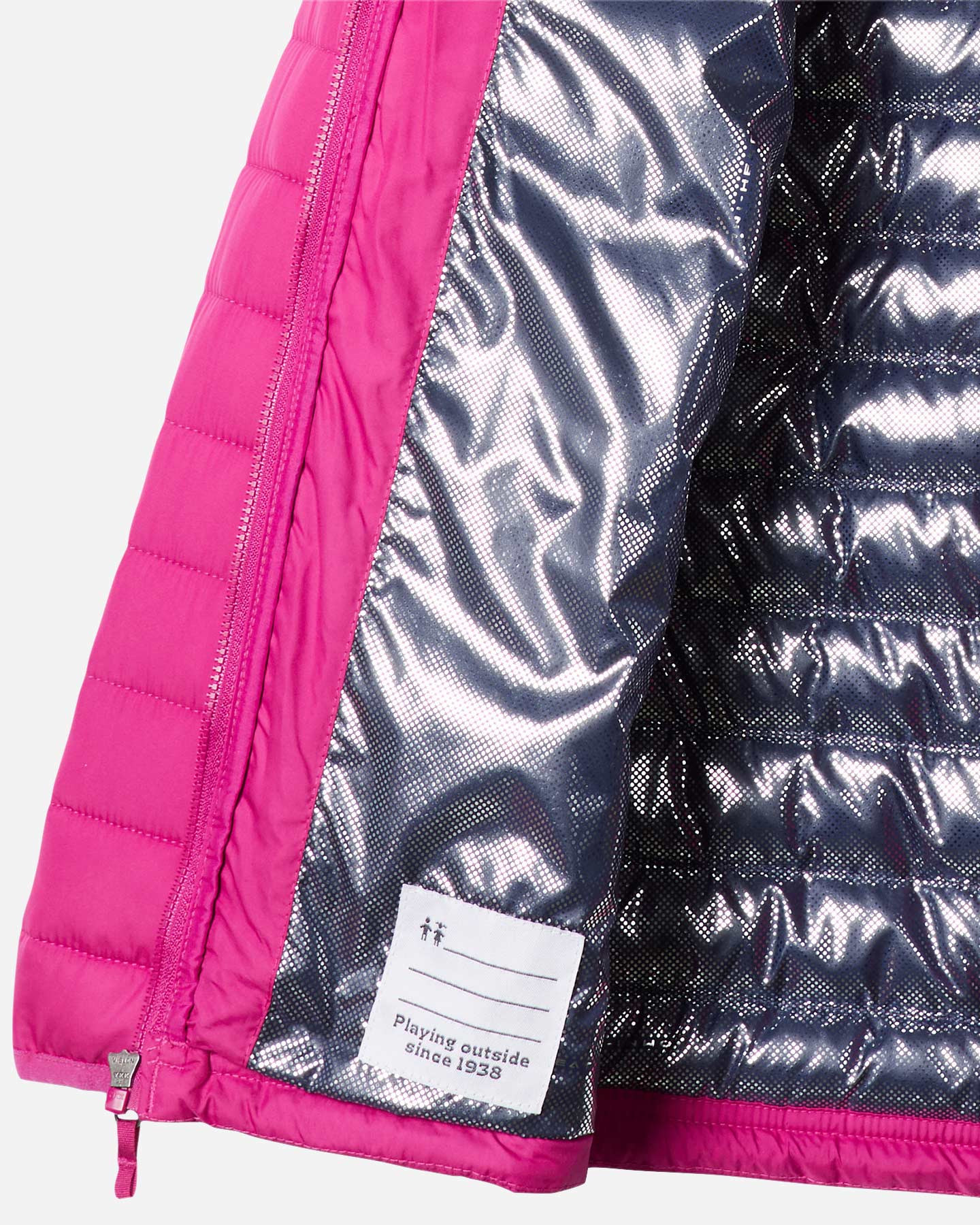 Giacca outdoor COLUMBIA POWDER LITE JR - Fucsia - 2 | Cisalfa Sport