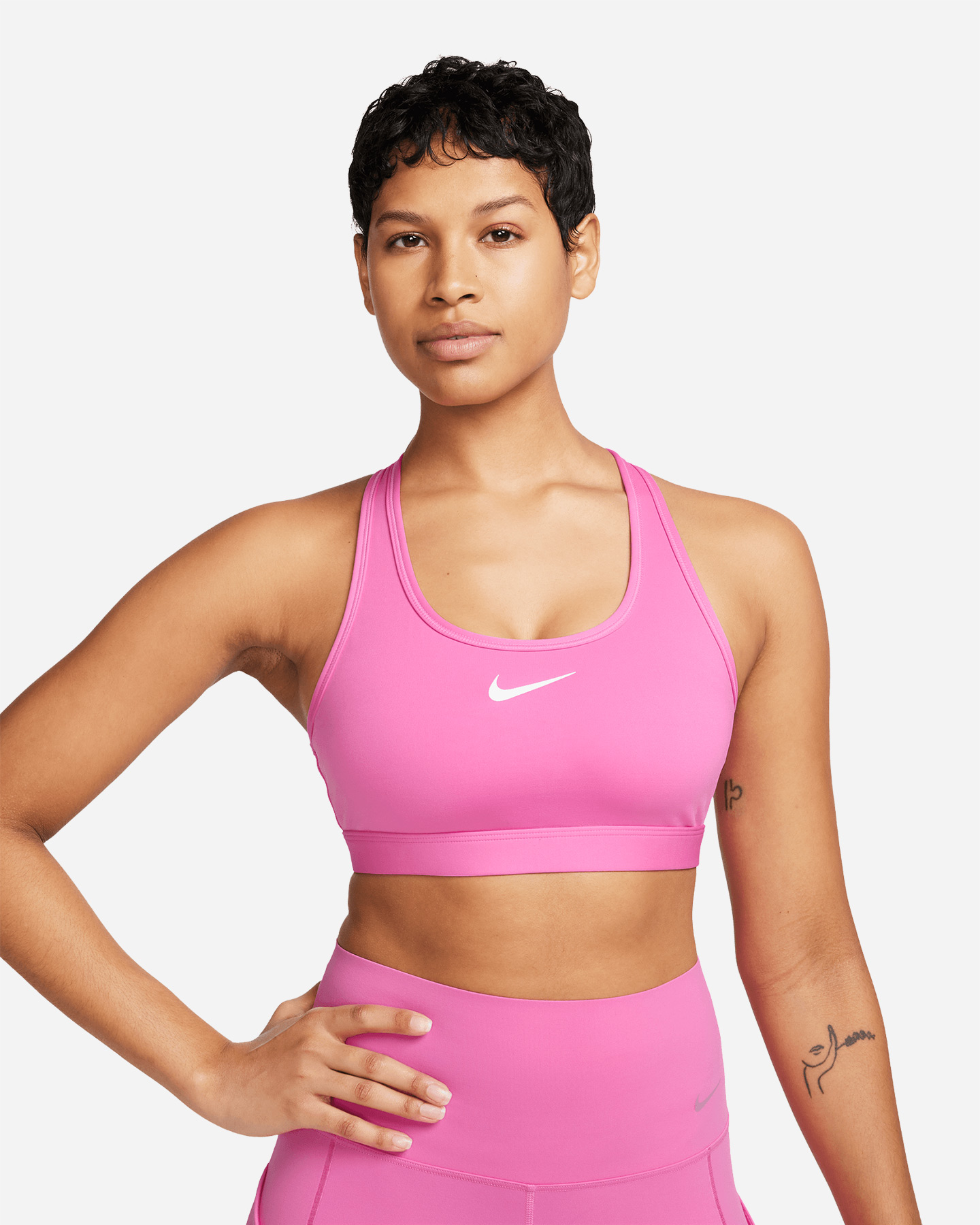 Bra training NIKE MS SWOOSH W - Fucsia - 0 | Cisalfa Sport