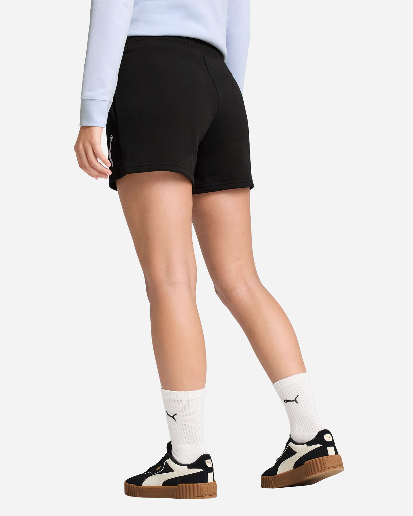 Pantaloncini PUMA LOGOLAB W - Nero - 3 | Cisalfa Sport