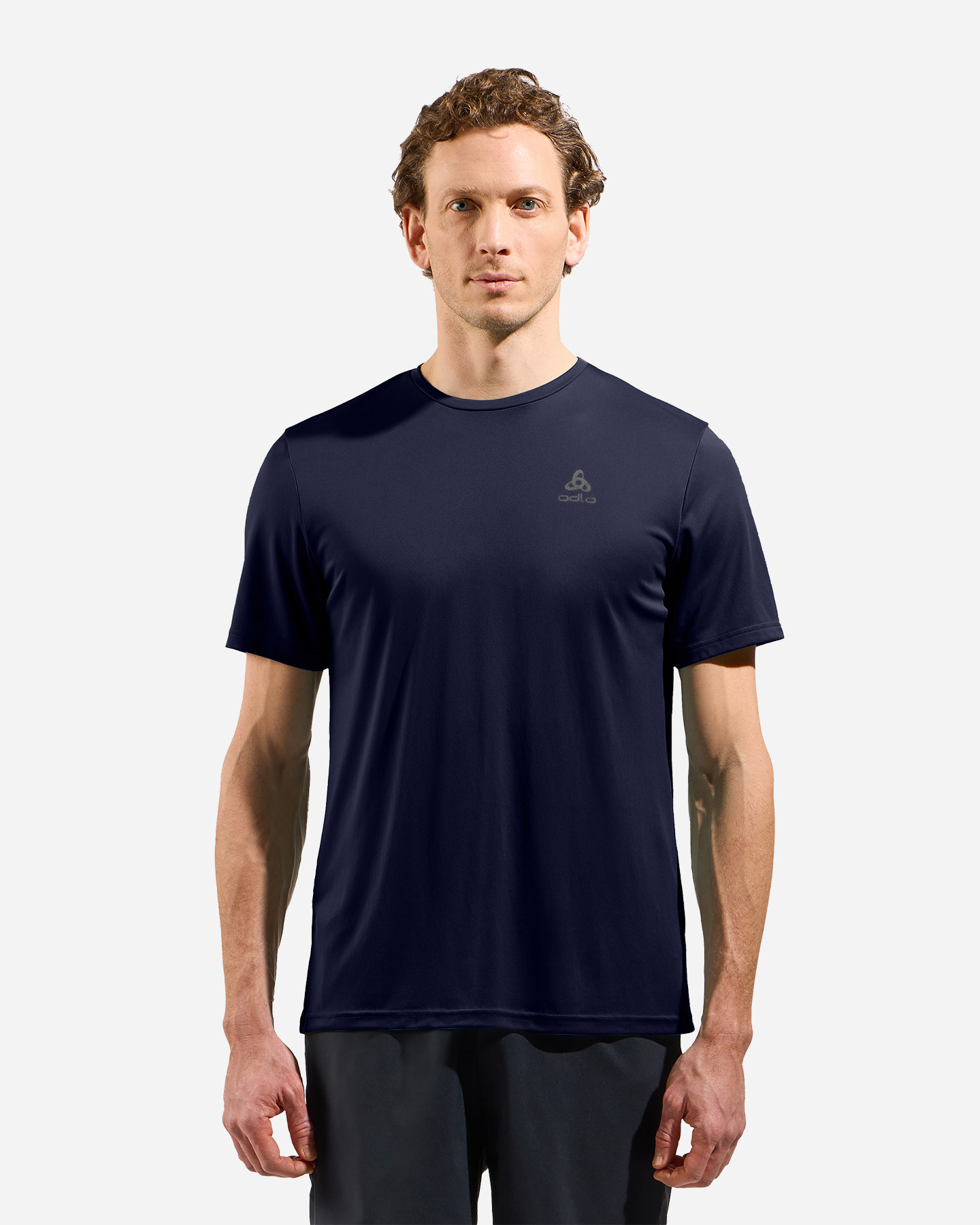 T-shirt ODLO ESSENTIAL FLYER M - Blu Navy - 2 | Cisalfa Sport