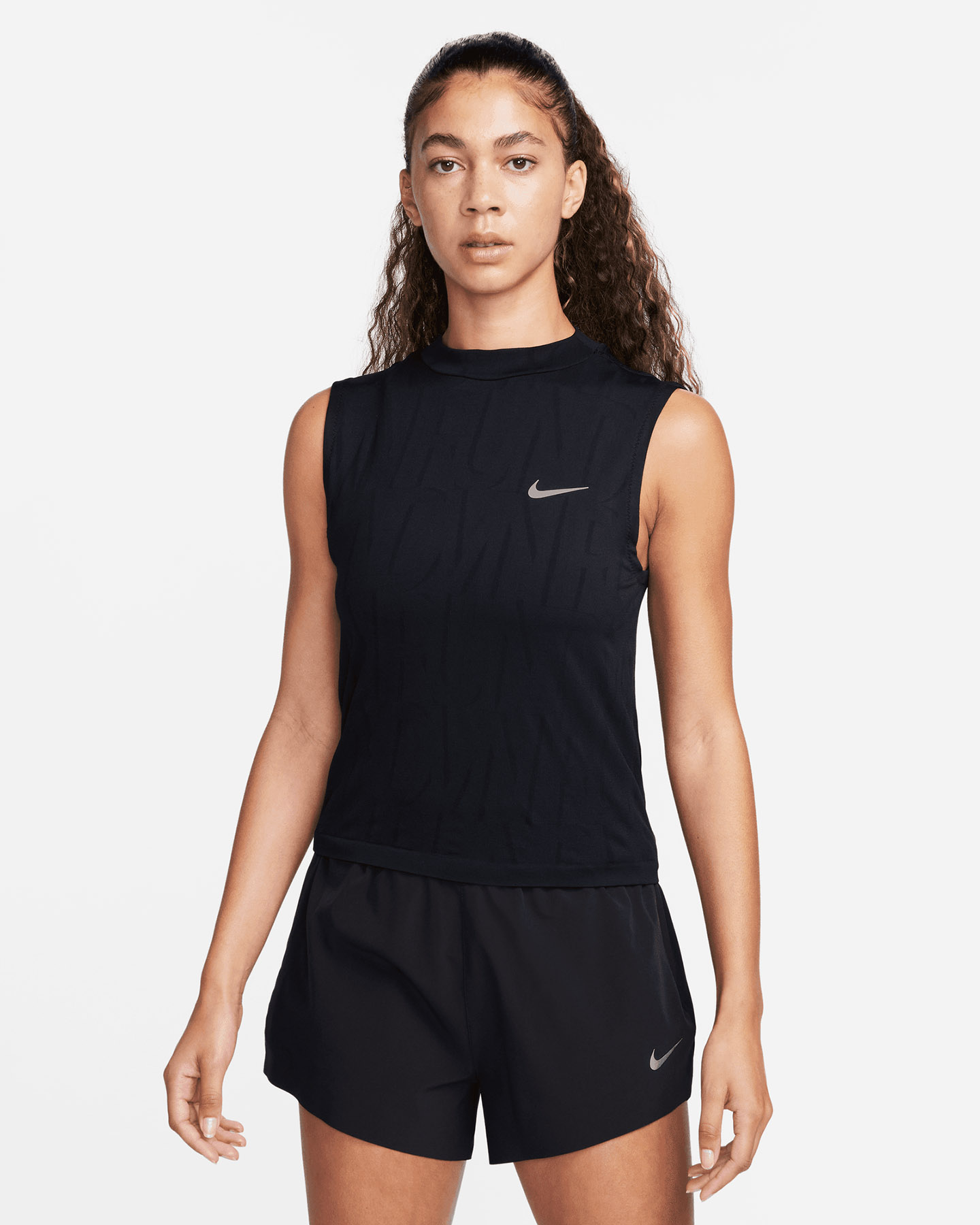 Canotta running NIKE DRI FIT ADVANTAGE RUN DVN W - Nero - 0 | Cisalfa Sport
