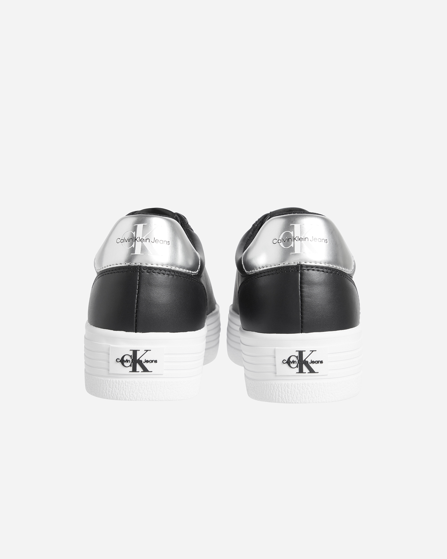 Scarpe sneakers CALVIN KLEIN JEANS SHIVARY PLAT LEATHER W - Nero - 2 | Cisalfa Sport