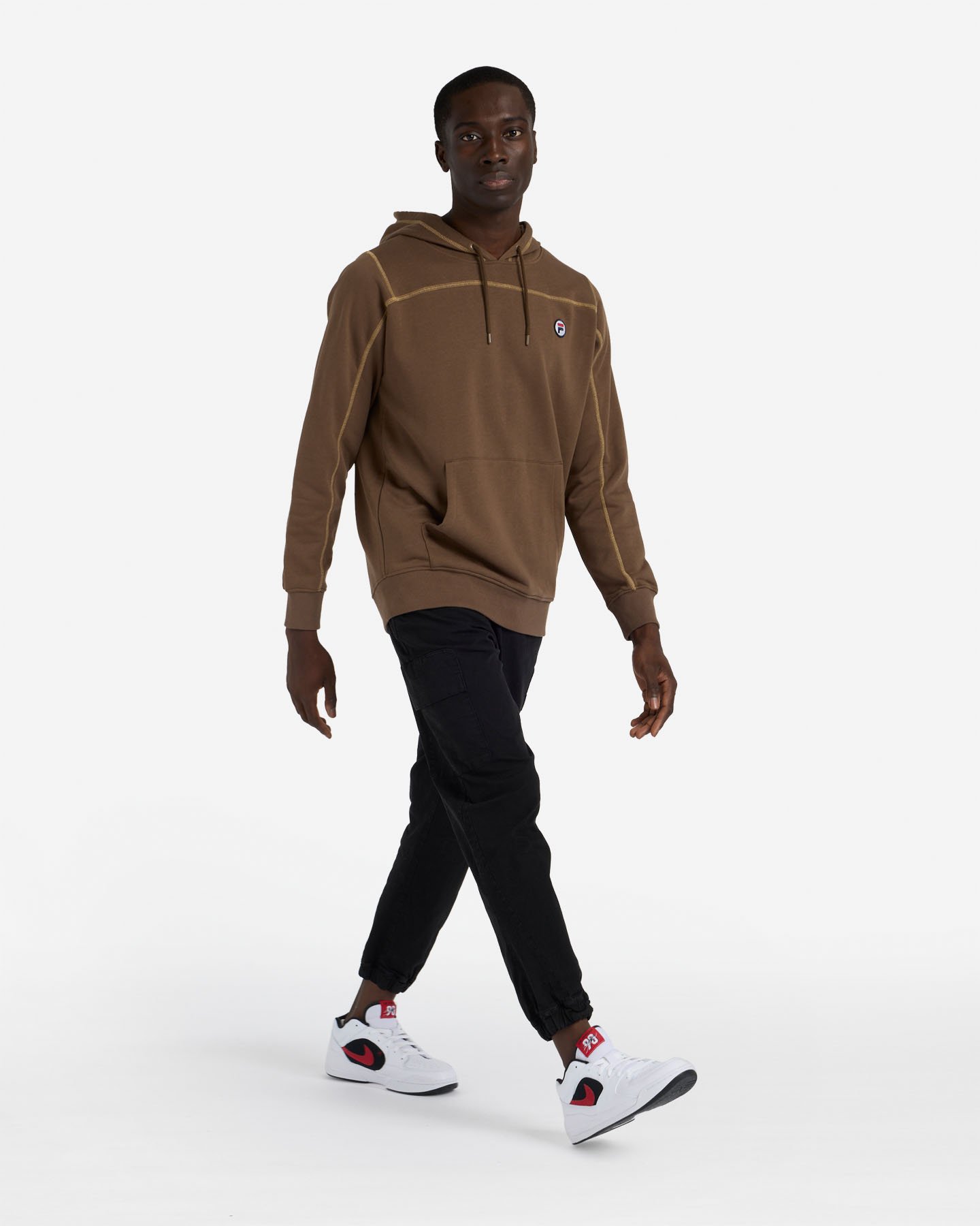 Felpa FILA SMALL PATCH M - Marrone - 3 | Cisalfa Sport