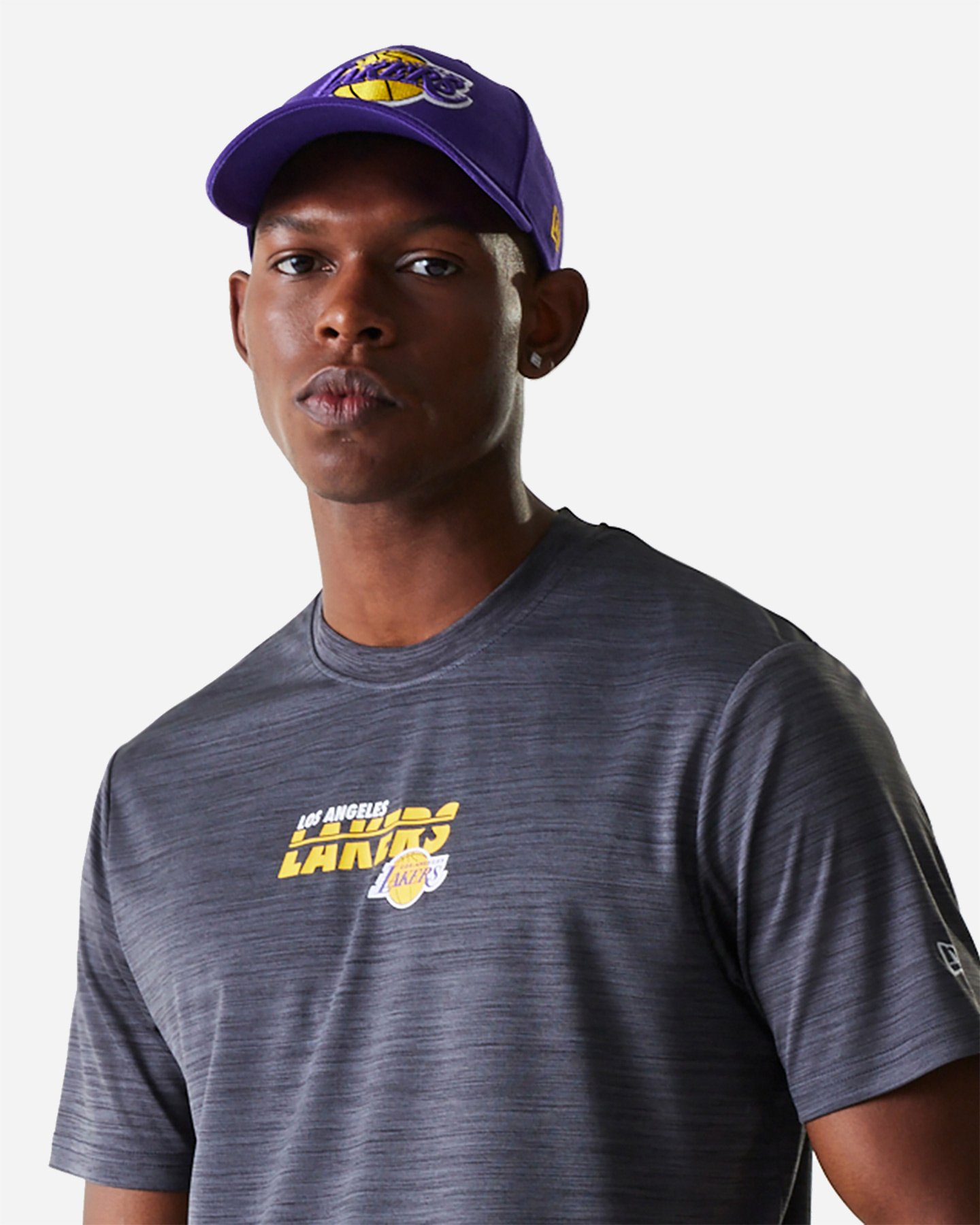 Maglia basket NEW ERA ESSENTIAL LOS ANGELES LAKERS M - Nero - 4 | Cisalfa Sport