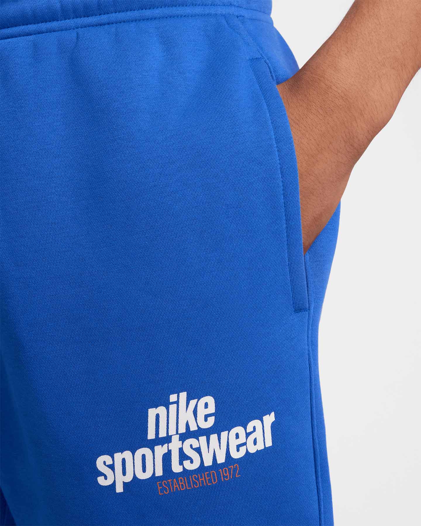 Pantalone NIKE CLUB GFX M - Blu royal - 3 | Cisalfa Sport