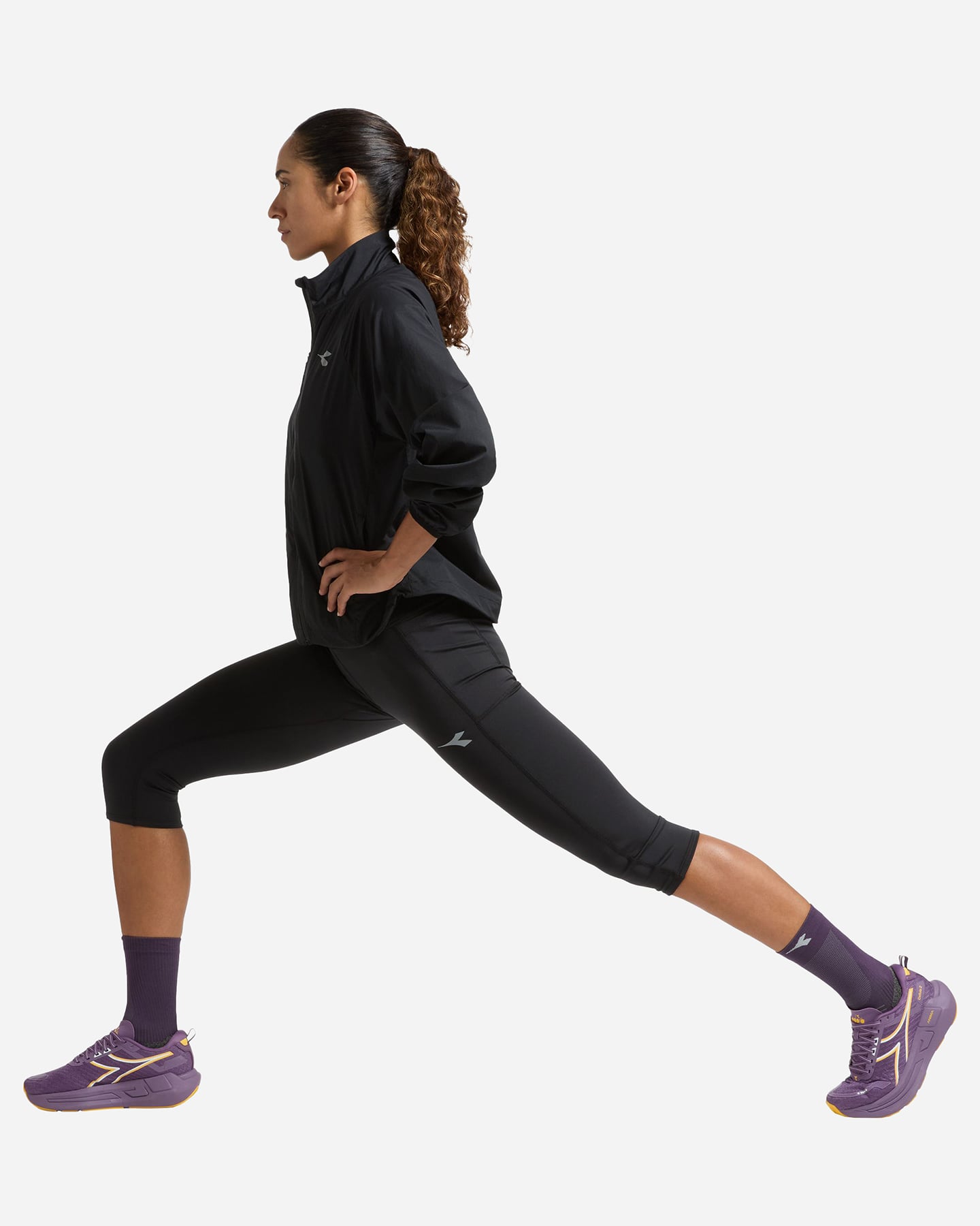 Capri running DIADORA BASIC W - Nero - 3 | Cisalfa Sport