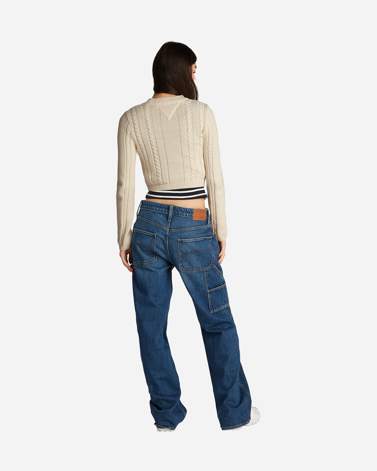 Maglione TOMMY HILFIGER LOGO SCRIPT W - Bianco - 4 | Cisalfa Sport