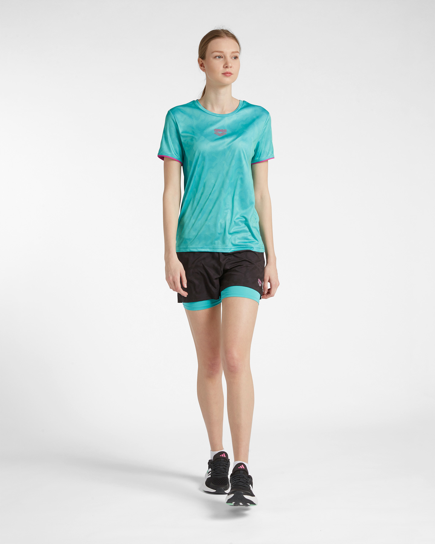 T-shirt running ARENA ATHLETIC RUN W - Verde - 3 | Cisalfa Sport