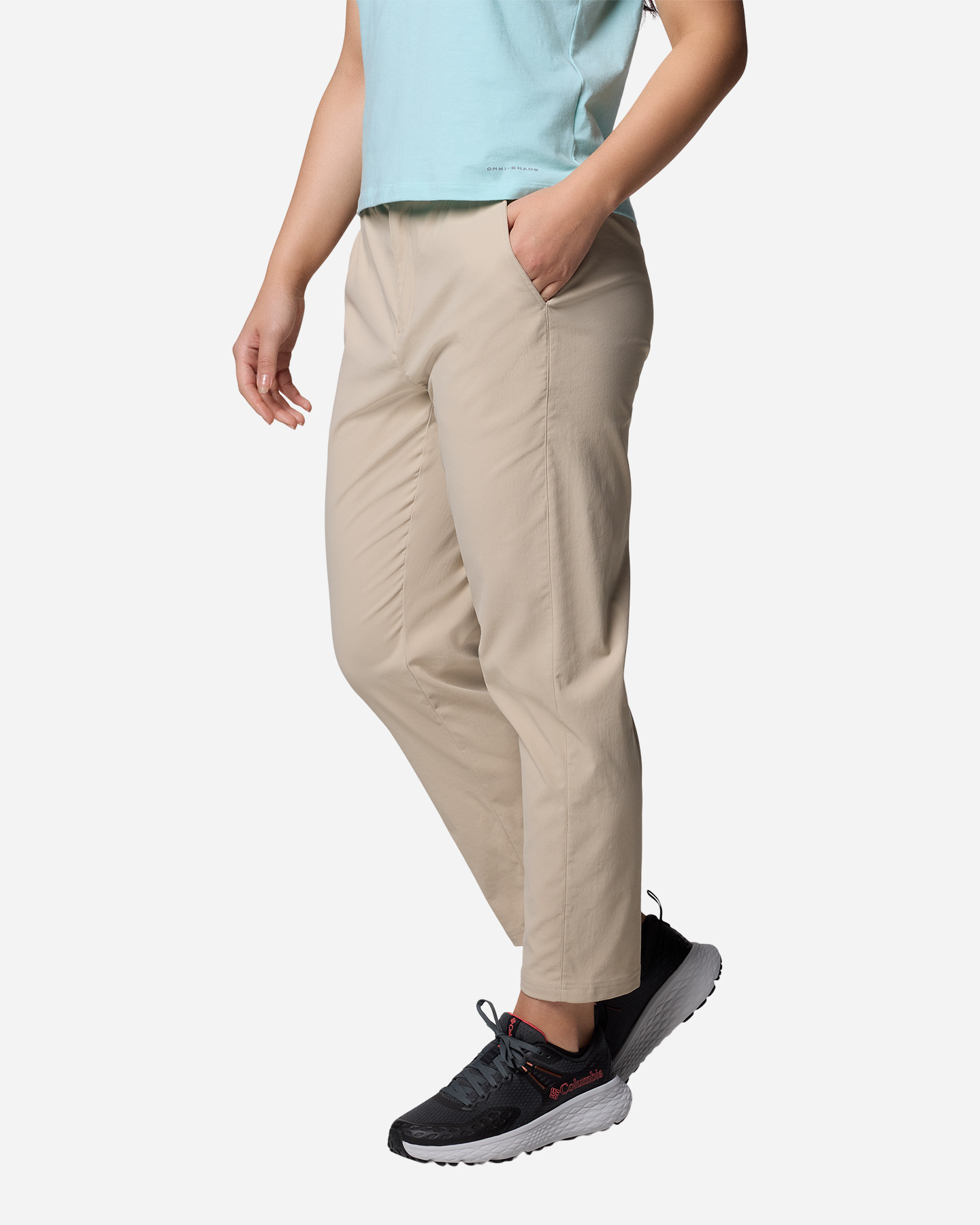 Pantalone outdoor COLUMBIA CEDAR CREST W - Beige - 2 | Cisalfa Sport