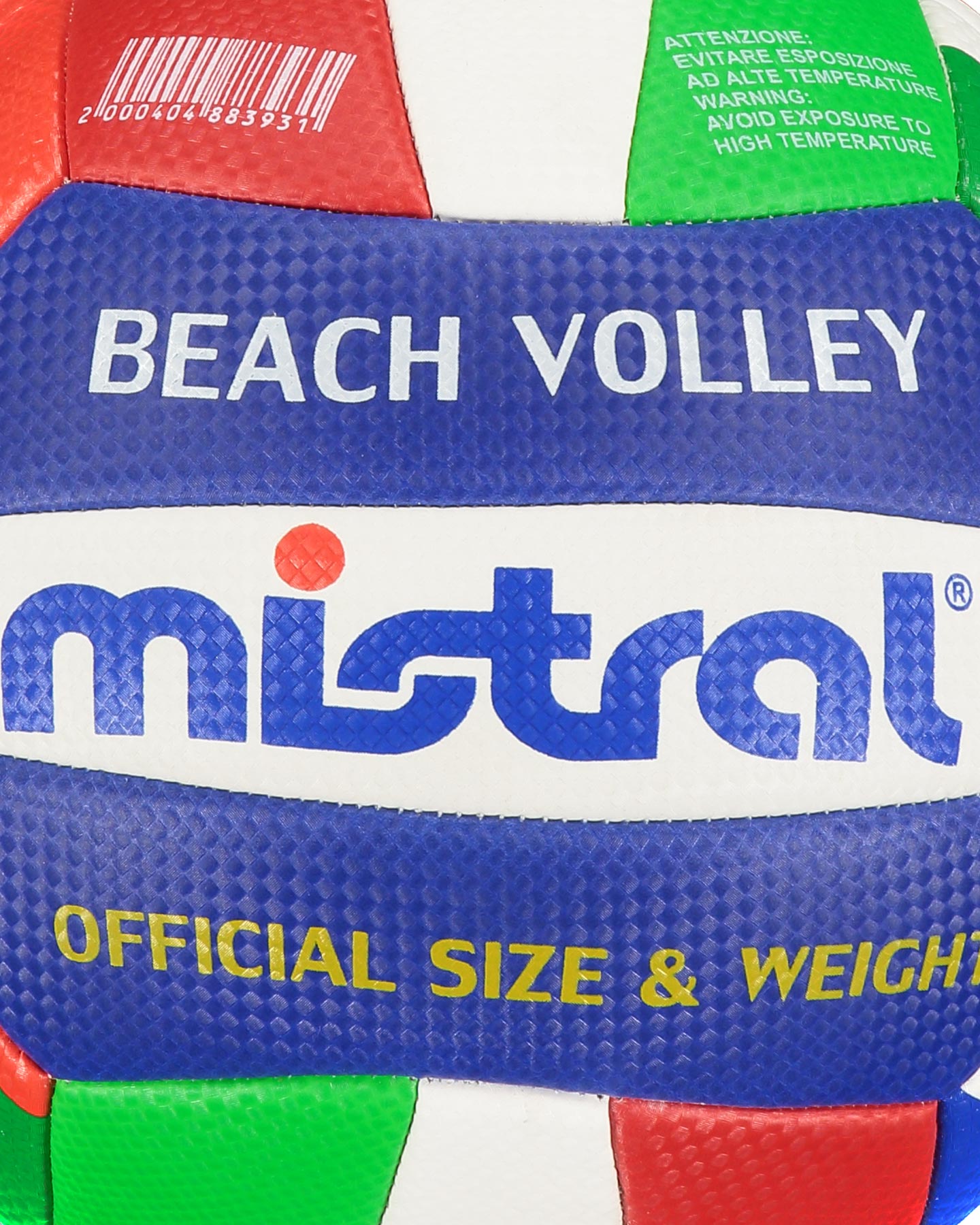 Pallone volley MISTRAL BEACH ITALIA 20 - Color mix - 2 | Cisalfa Sport