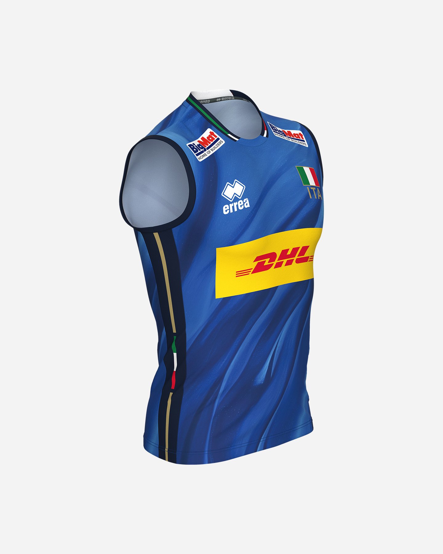 Maglia volley ERREA UFFICIALE ITALIA 25 GARA  - Blu - 4 | Cisalfa Sport