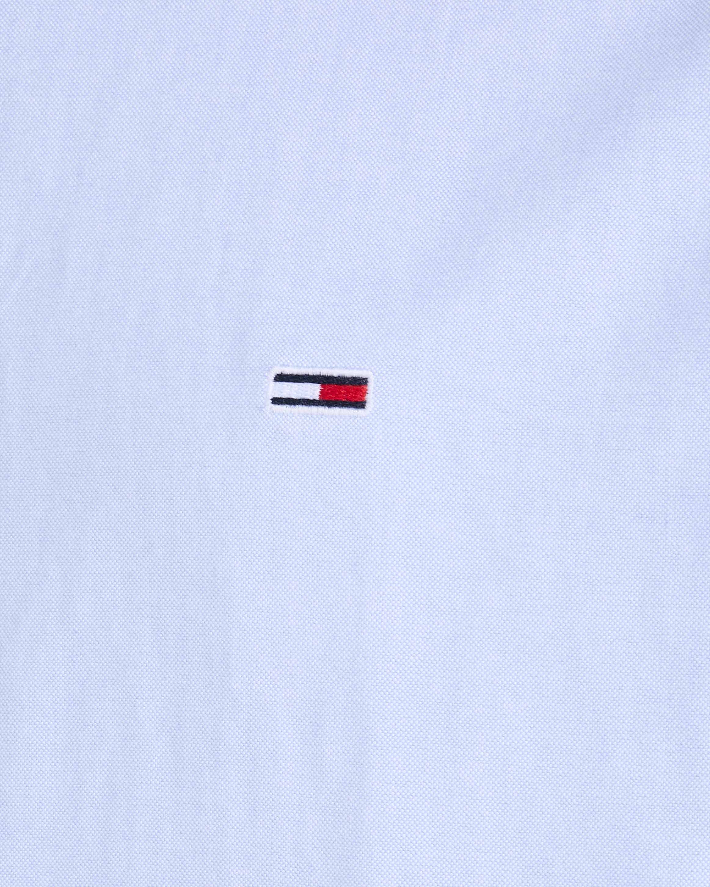 Camicia TOMMY HILFIGER OXFORD AZZURRO M - Blu - 5 | Cisalfa Sport