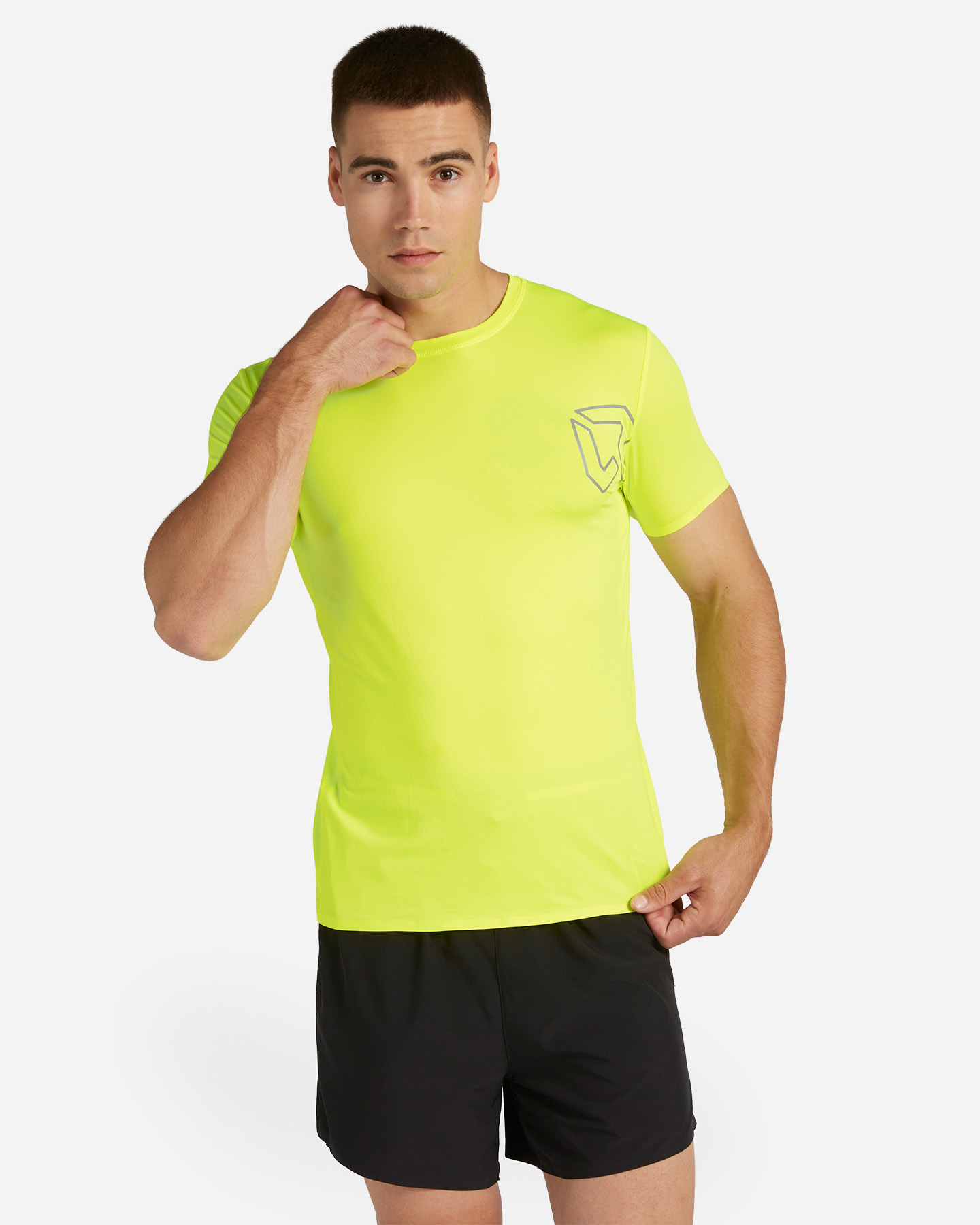 T-shirt running ROCK EXPERIENCE BRISON M - Giallo - 0 | Cisalfa Sport