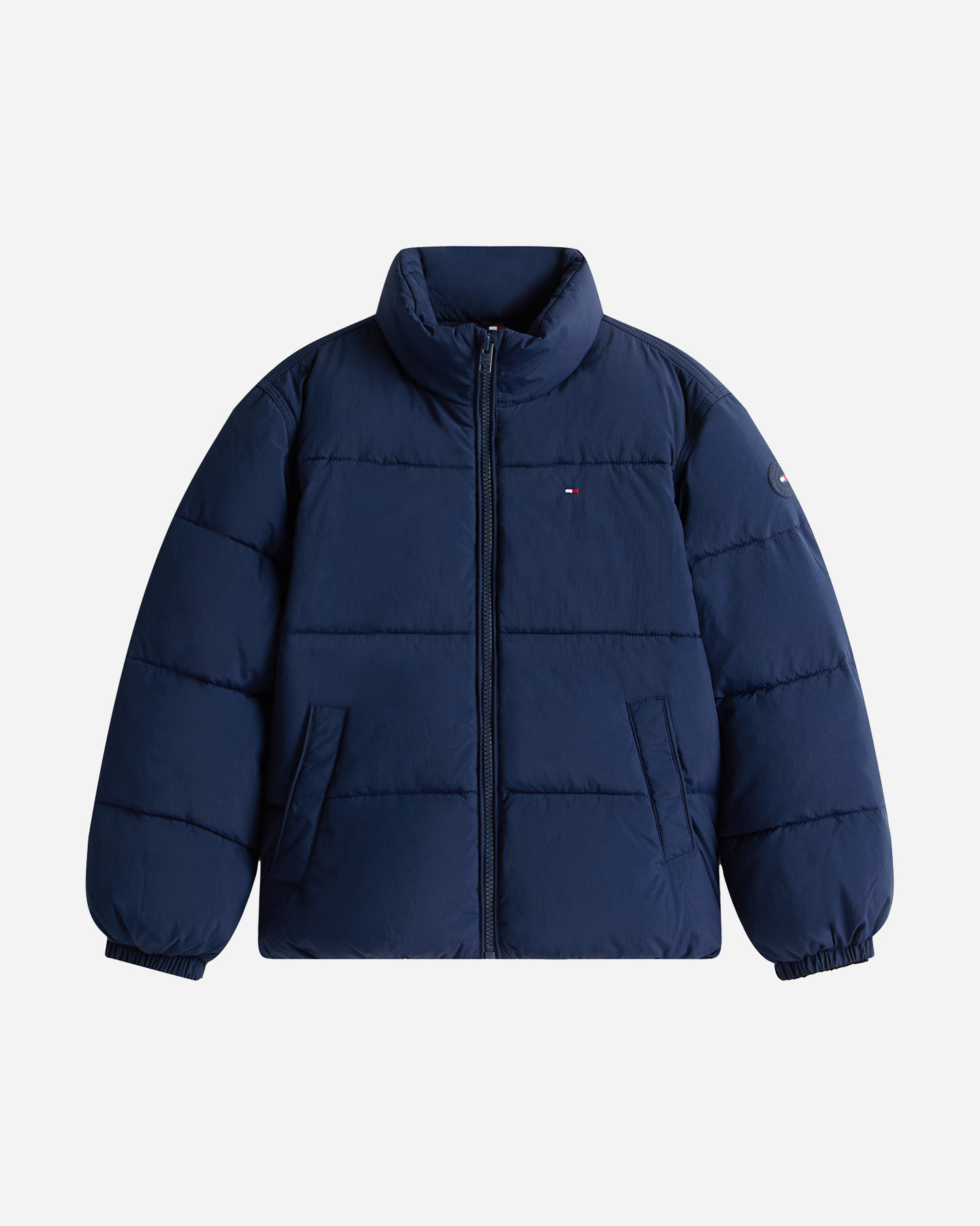 Giubbotto TOMMY HILFIGER FLAG PUFFER JR - Blu Navy - 0 | Cisalfa Sport