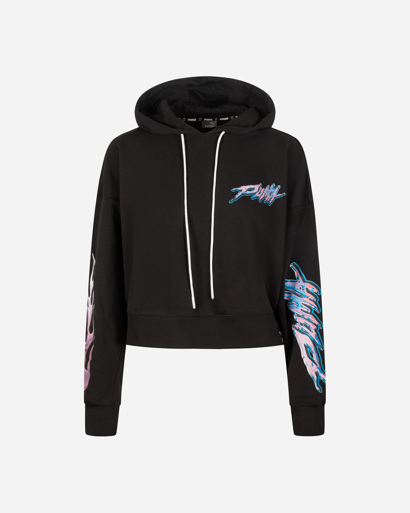 Felpa PUMA GRAPHIC CHERRY W - Nero - 0 | Cisalfa Sport