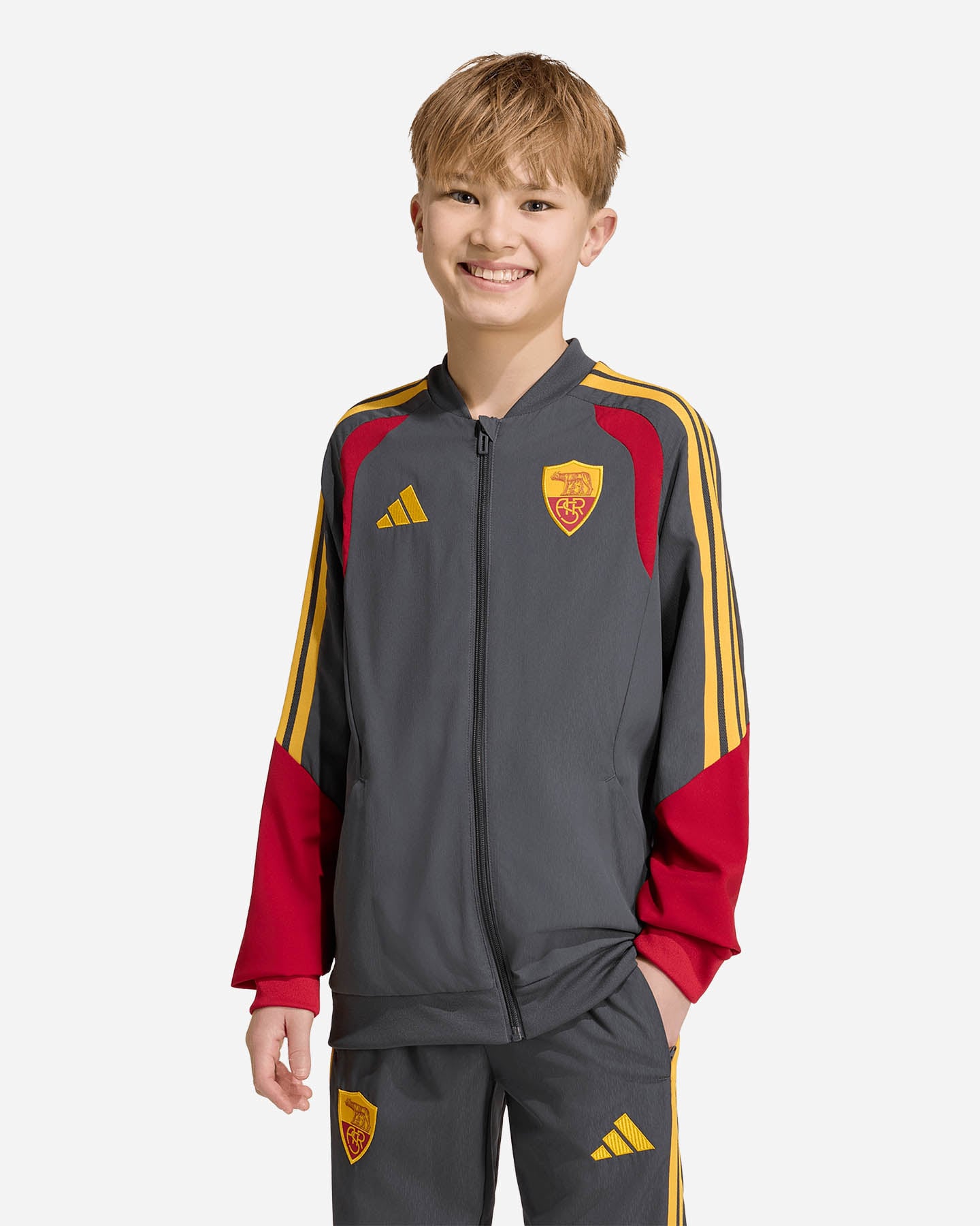 Abbigliamento calcio ufficiale ADIDAS AS ROMA TIRO26 COMPETITION 26-27 JR - Color mix - 1 | Cisalfa Sport