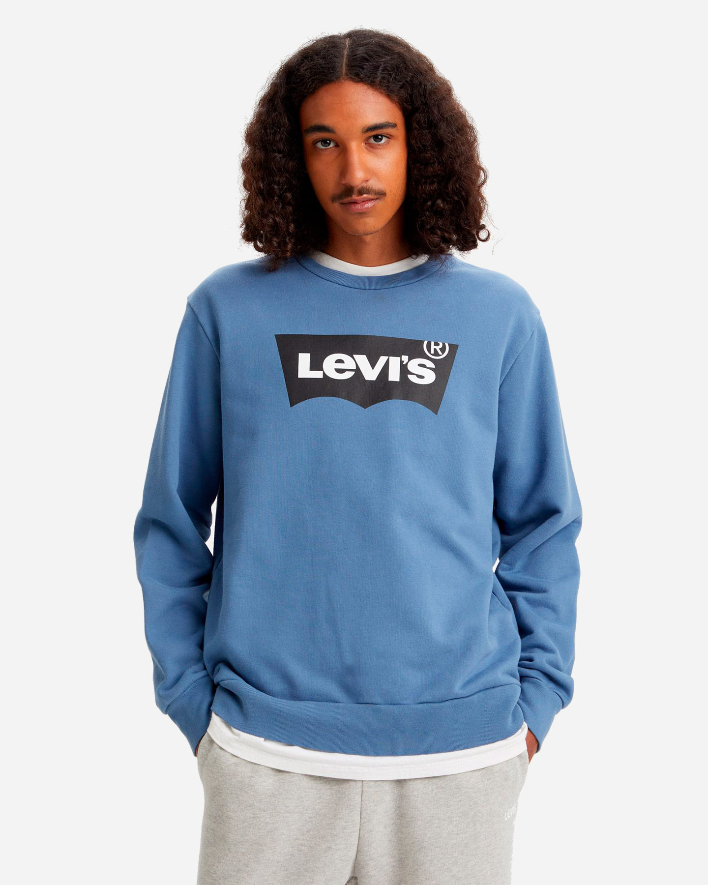 Felpa LEVI'S BATWING M - Blu - 2 | Cisalfa Sport