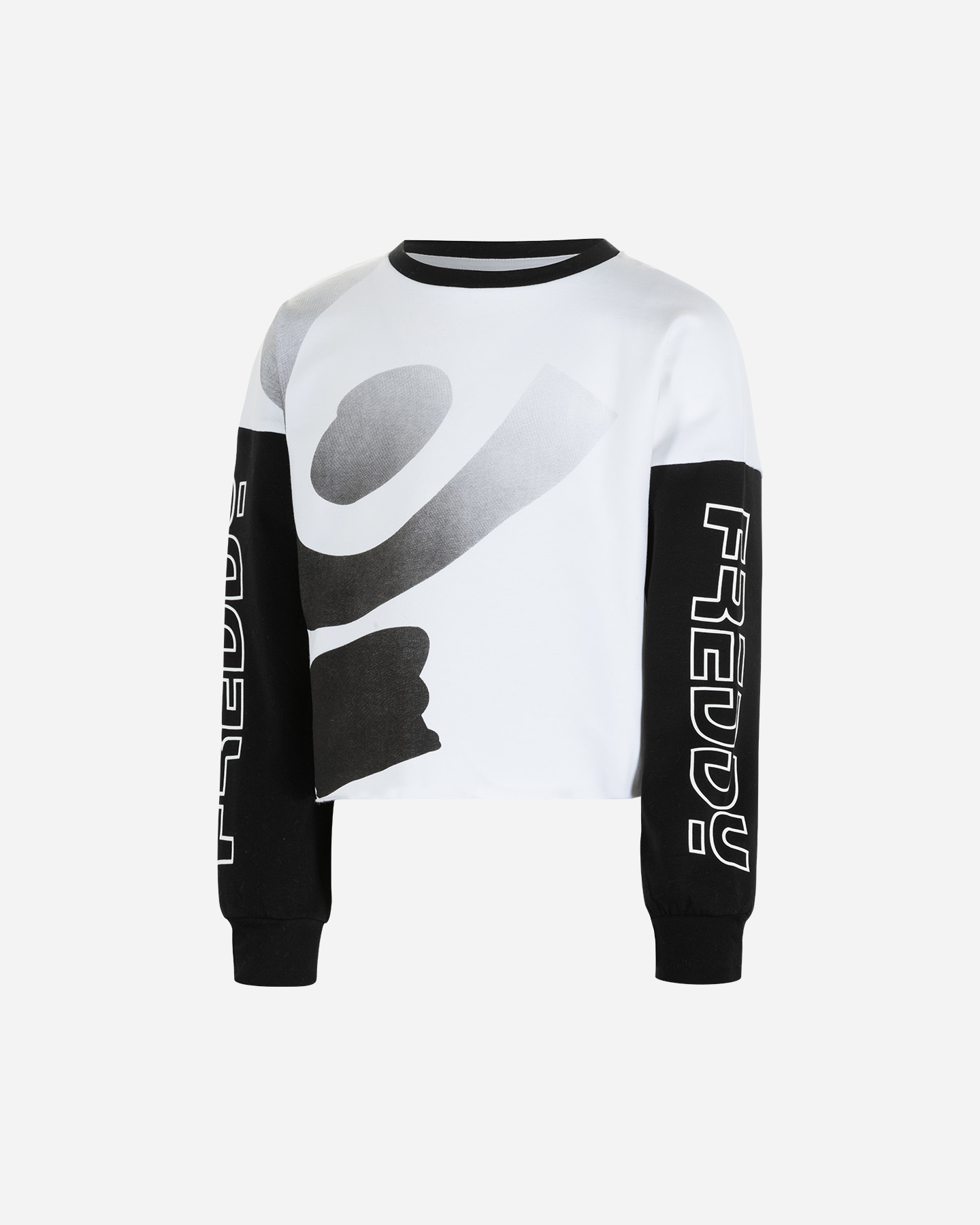 Felpa FREDDY BIG LOGO JR - Nero - 0 | Cisalfa Sport