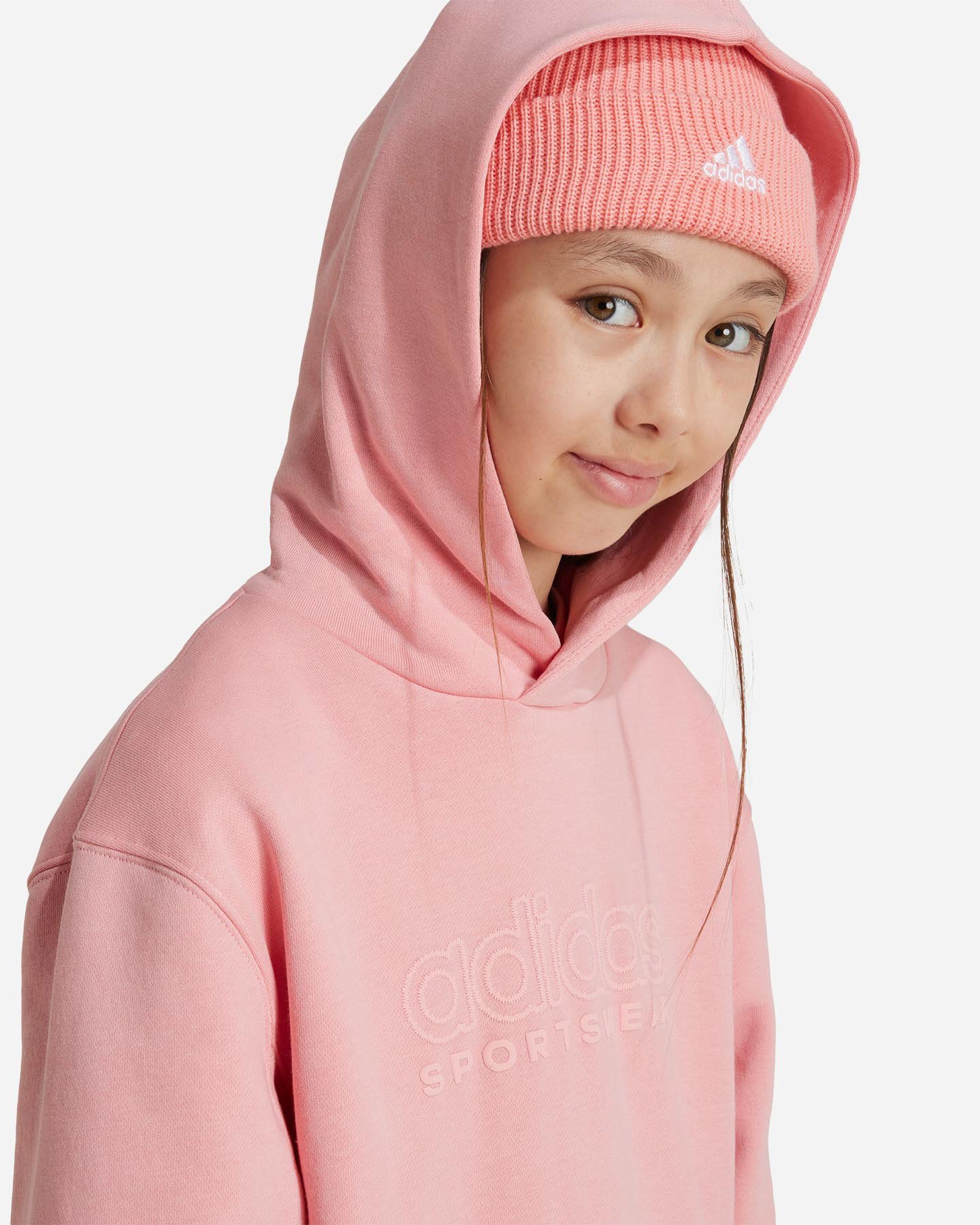 Felpa ADIDAS OVER ALL SNZ JR - Rosa - 5 | Cisalfa Sport