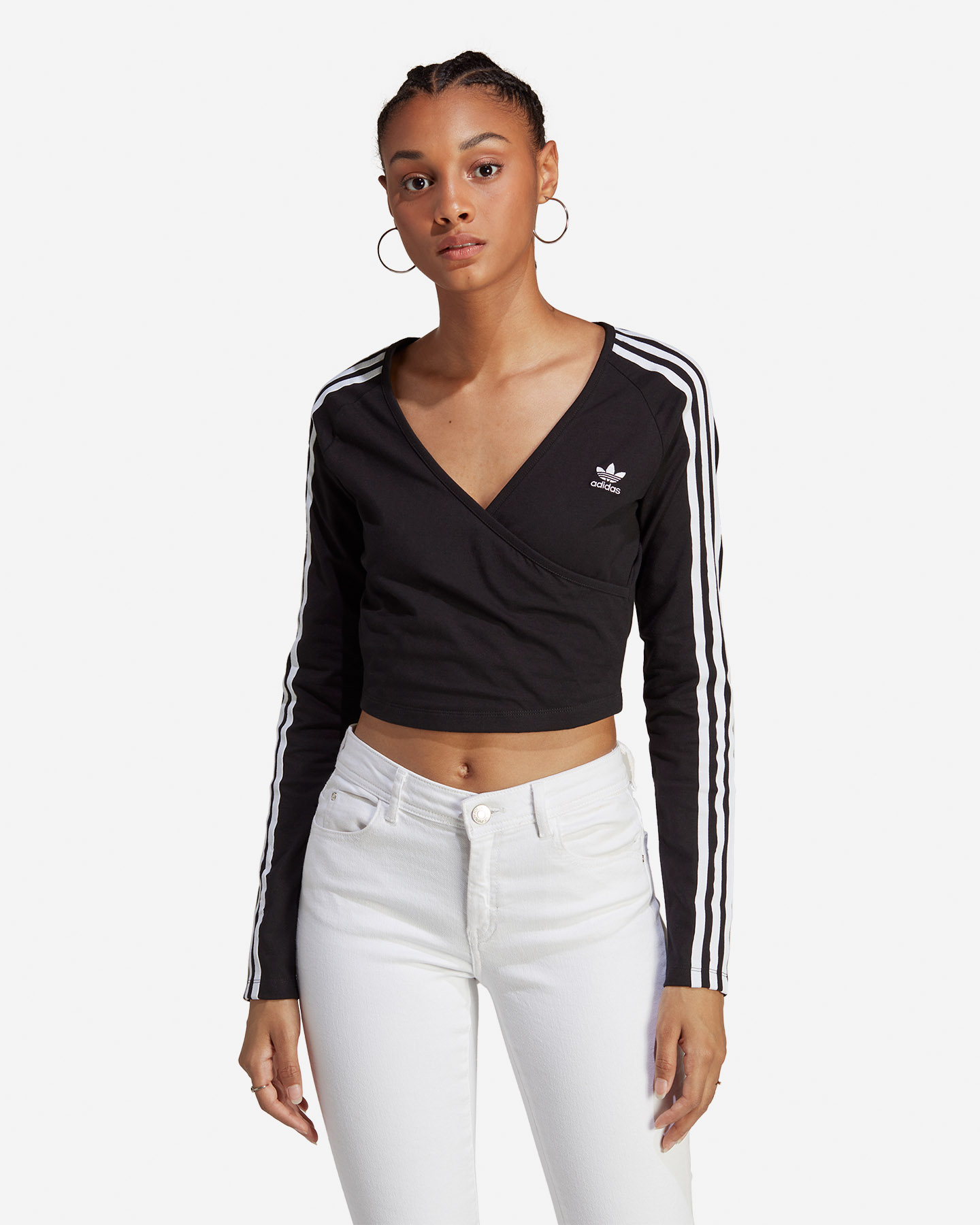 T-shirt ADIDAS ORIGINAL 3STRIPES W - Nero - 1 | Cisalfa Sport