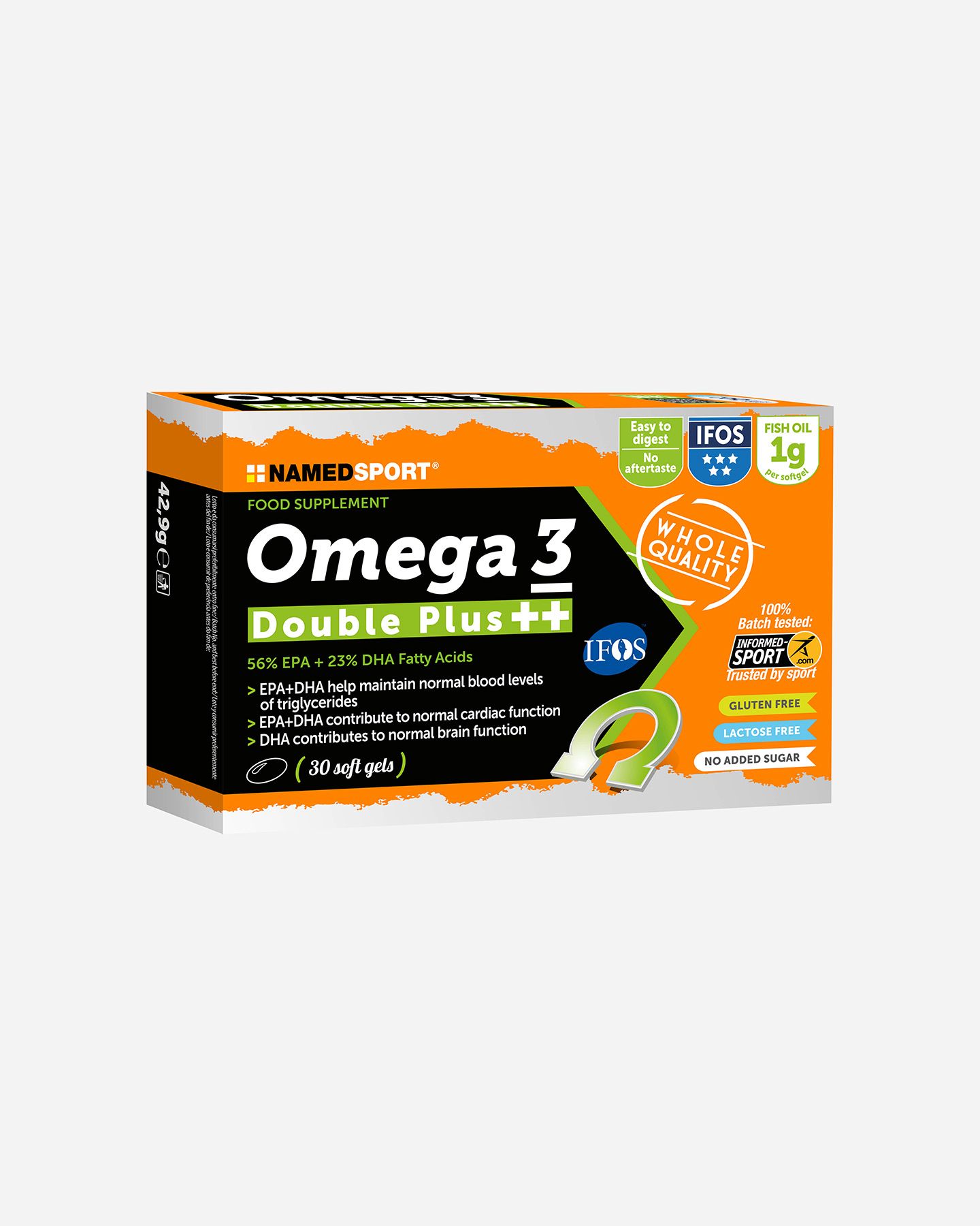 Energetico NAMED SPORT OMEGA 3 DOUBLE PLUS 30 SOFTGEL  - Color mix - 0 | Cisalfa Sport