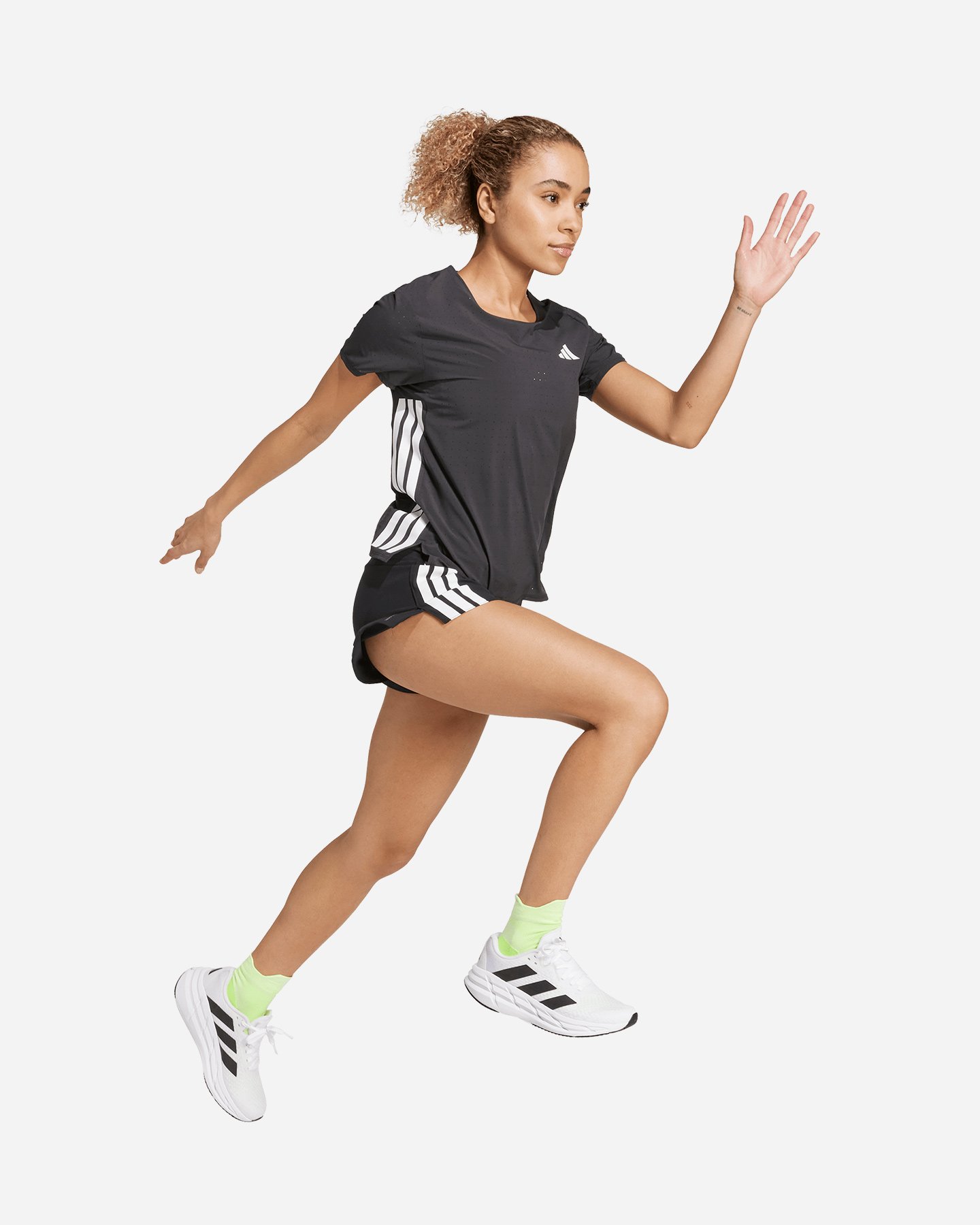Short running ADIDAS ADIZERO GEL W - Nero - 2 | Cisalfa Sport