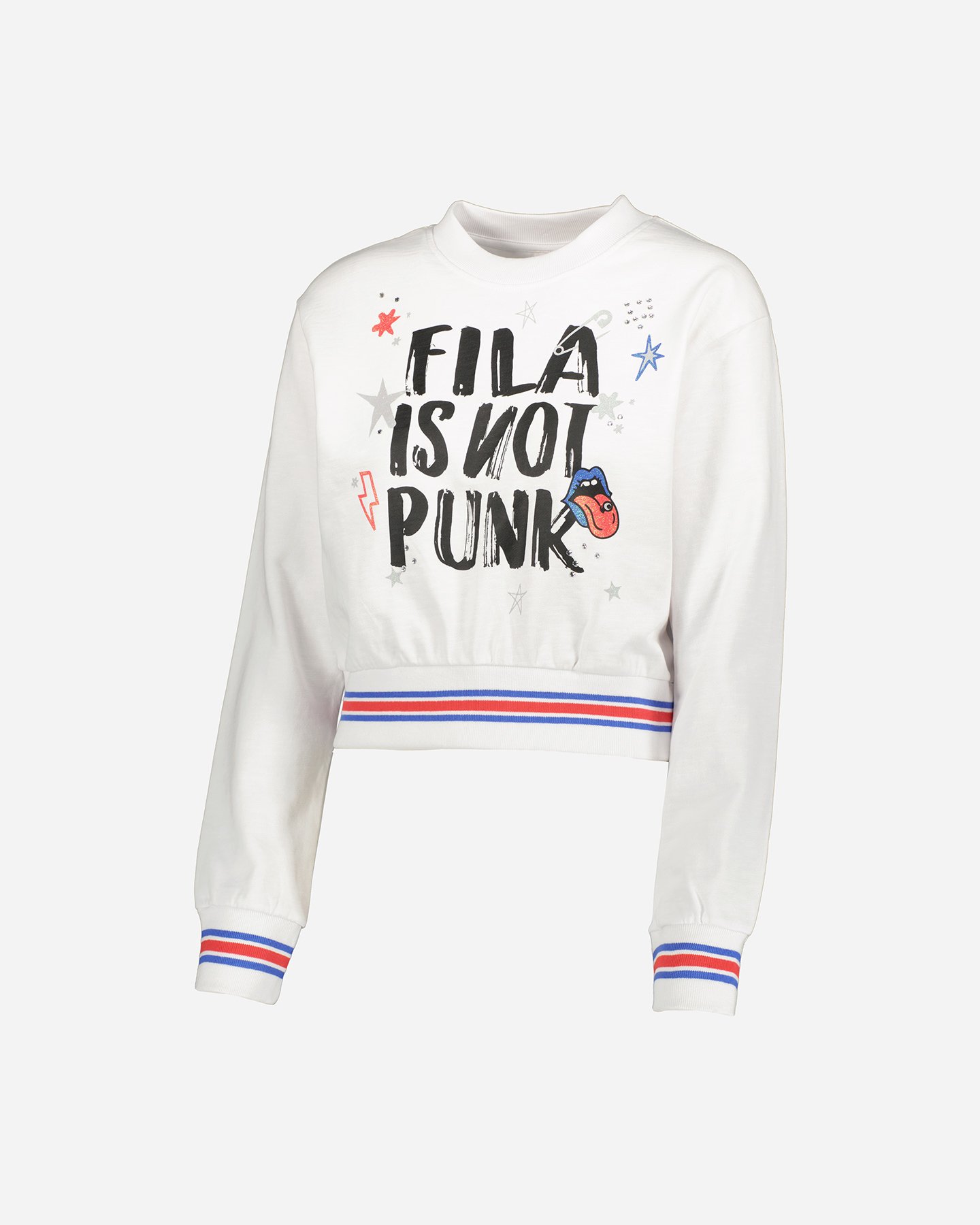 Felpa FILA GRAPHIC PUNK W - Bianco - 5 | Cisalfa Sport