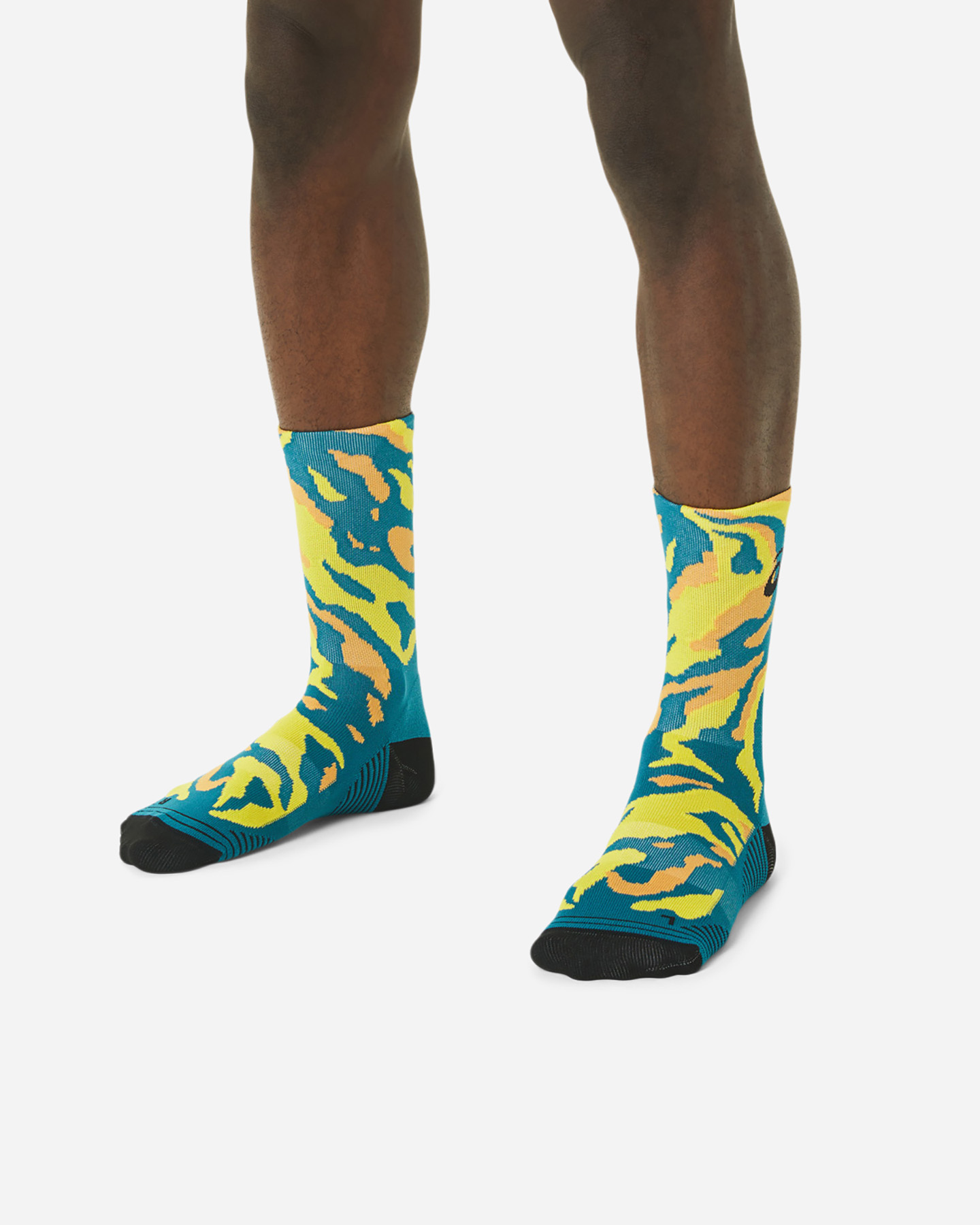 Calze running ASICS CUSHION QUARTER  - Giallo - 2 | Cisalfa Sport