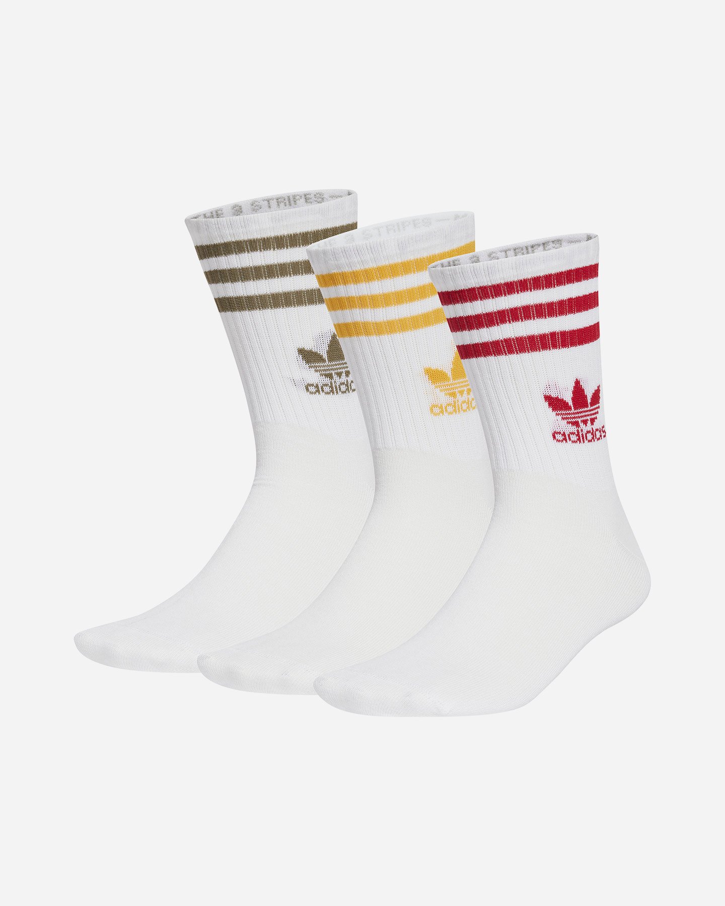 Calze ADIDAS ORIGINAL CREW 3 PACK MID MIX M - Color mix - 0 | Cisalfa Sport