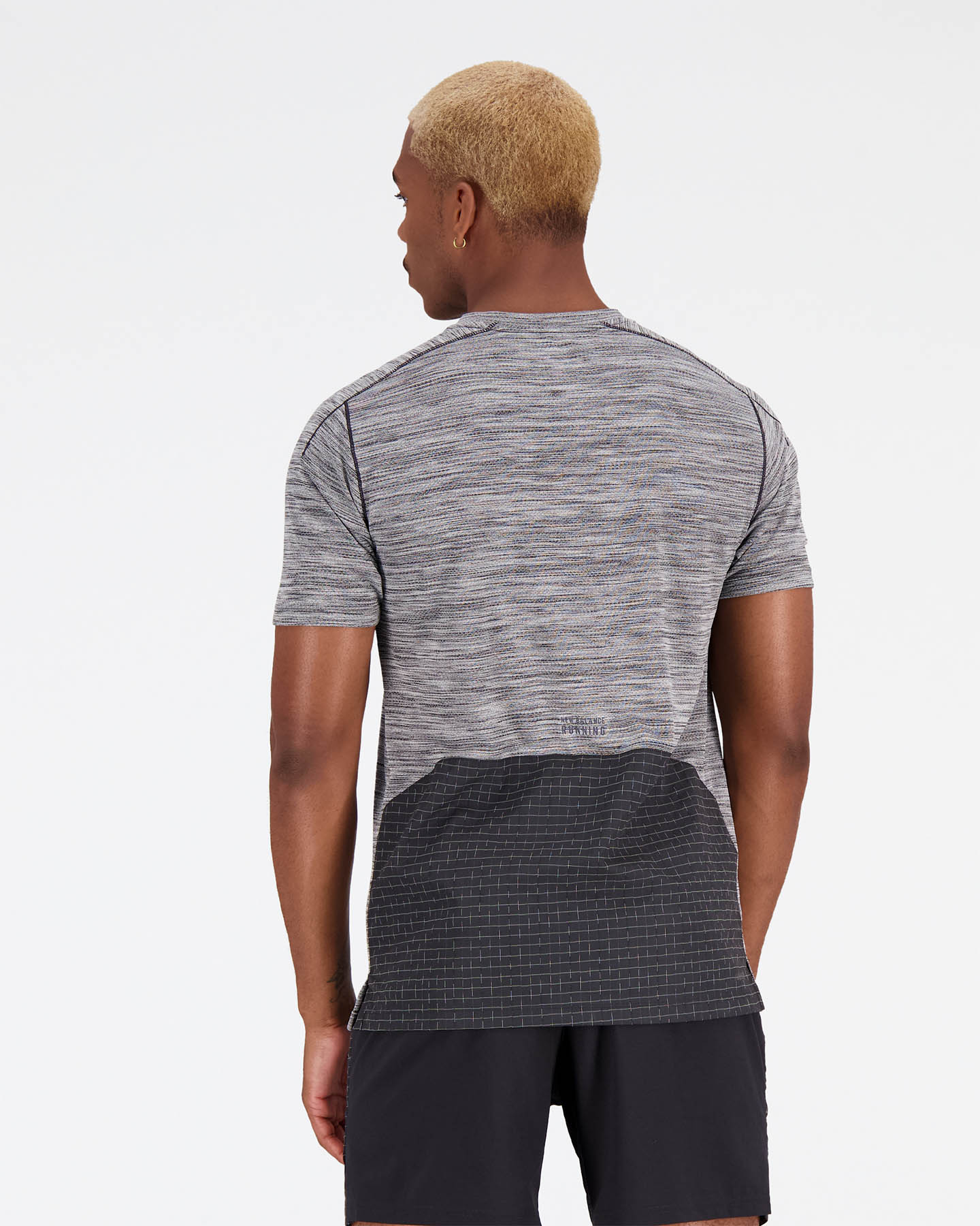 T-shirt running NEW BALANCE IMPACT RUN LUMINOUS M - Grigio - 2 | Cisalfa Sport