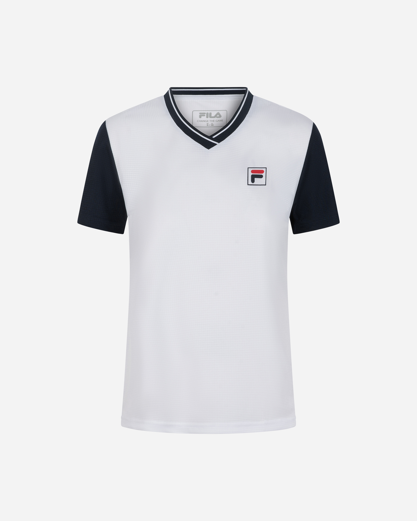 T-shirt tennis FILA COURT LINE W - Bianco - 0 | Cisalfa Sport