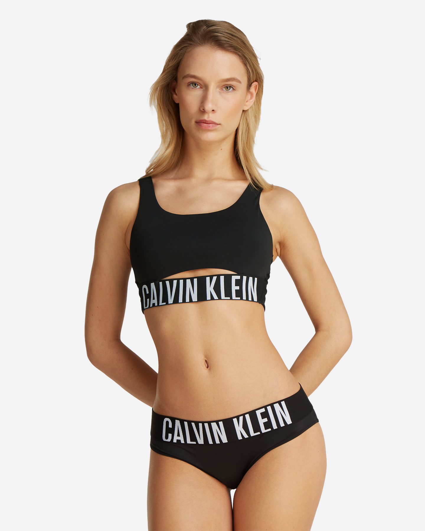 Reggiseno sportivo CALVIN KLEIN SPORT BIG LOGO POWER W - Nero - 1 | Cisalfa Sport