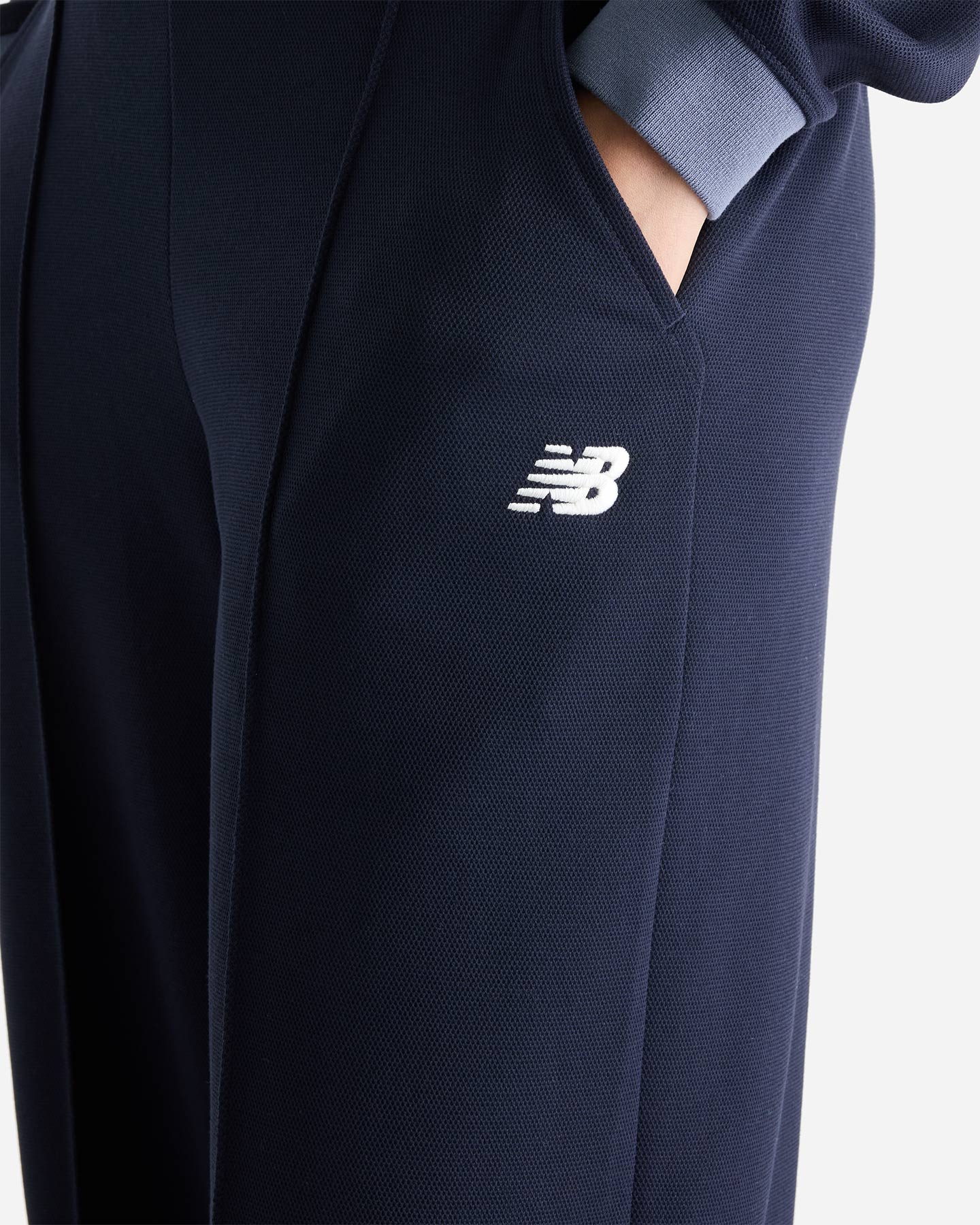 Pantalone NEW BALANCE PIQUET STRAIGHT W - Blu - 4 | Cisalfa Sport