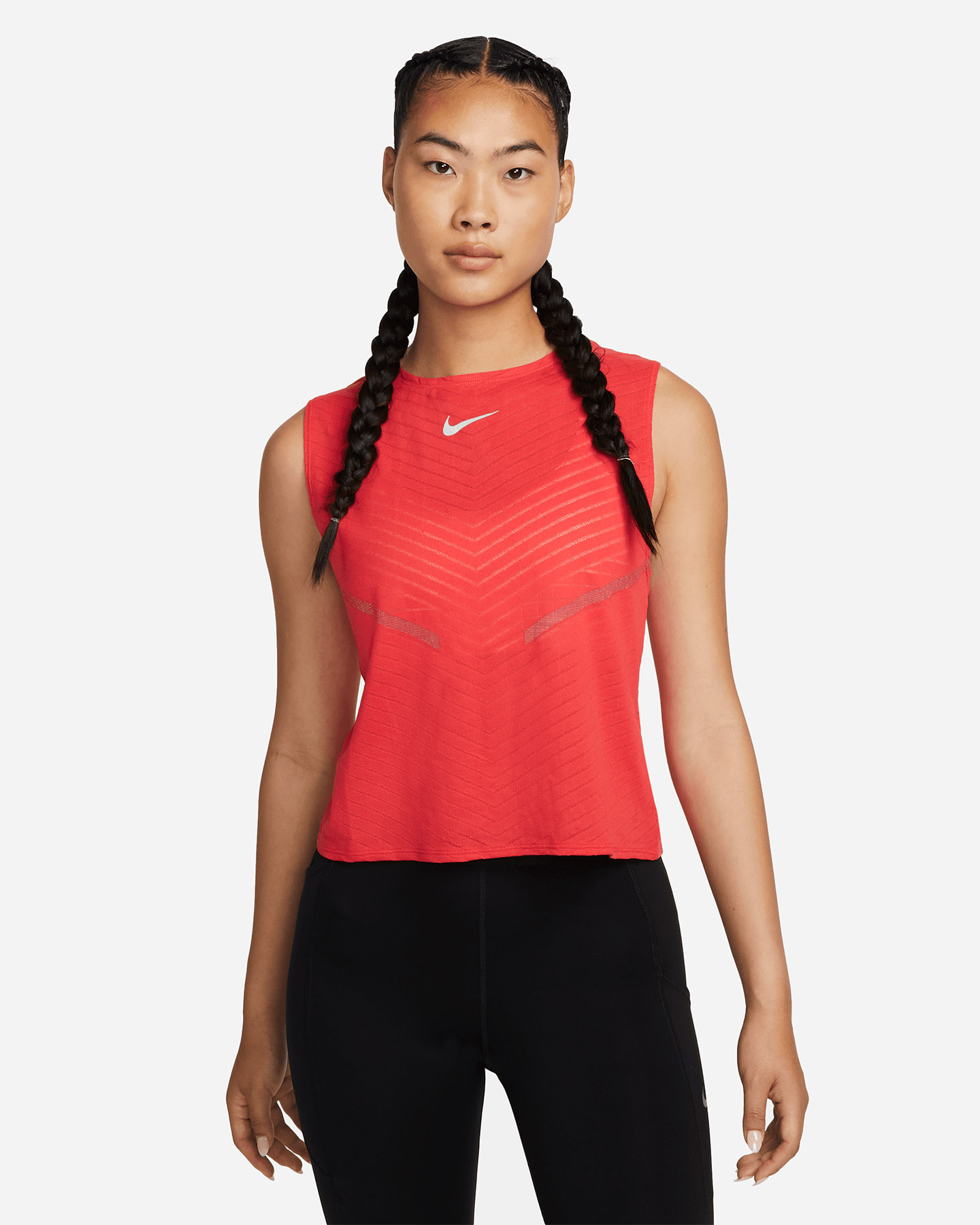 Canotta running NIKE DRI FIT RUN DIVISION W - Nero - 0 | Cisalfa Sport
