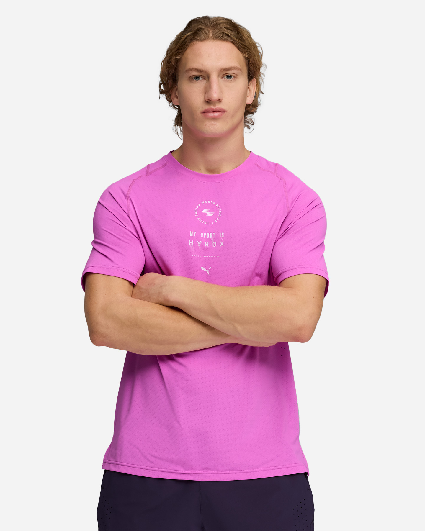 T-shirt training PUMA HYROX M - Fucsia - 2 | Cisalfa Sport
