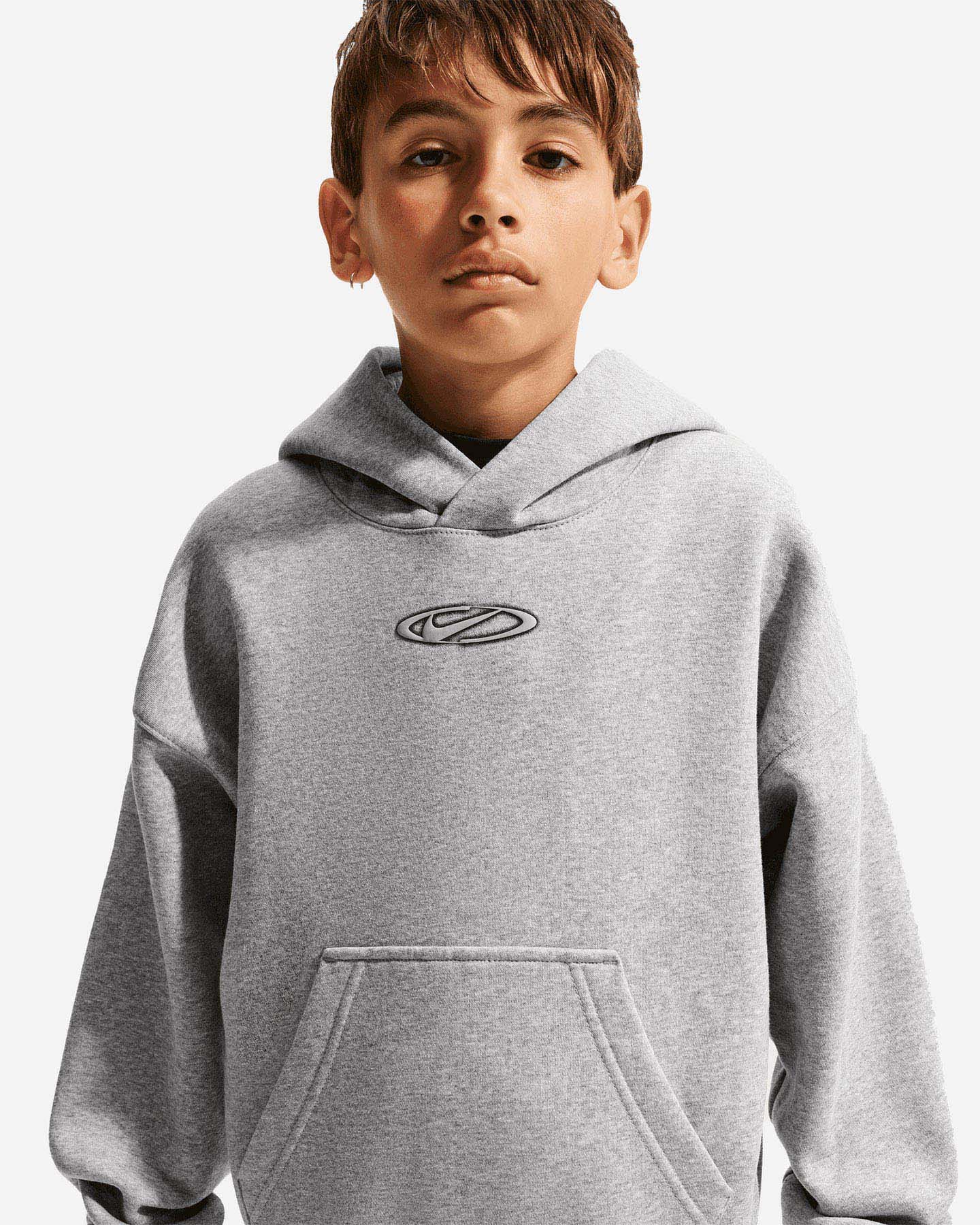 Felpa NIKE BACK PRINT JR - Grigio - 3 | Cisalfa Sport