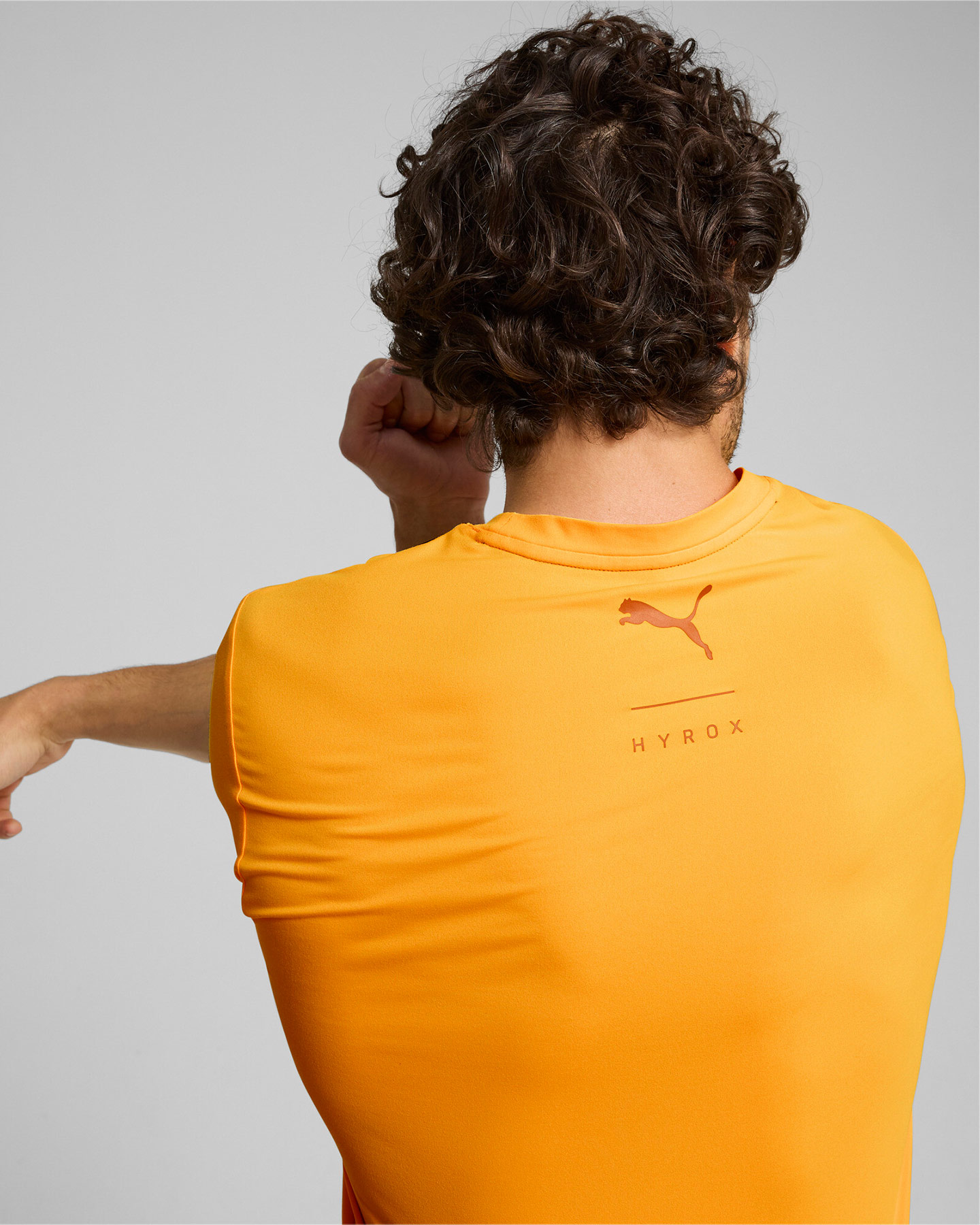 T-shirt training PUMA HYROX ALWAYS ON CLOUDSPUN M - Giallo - 5 | Cisalfa Sport