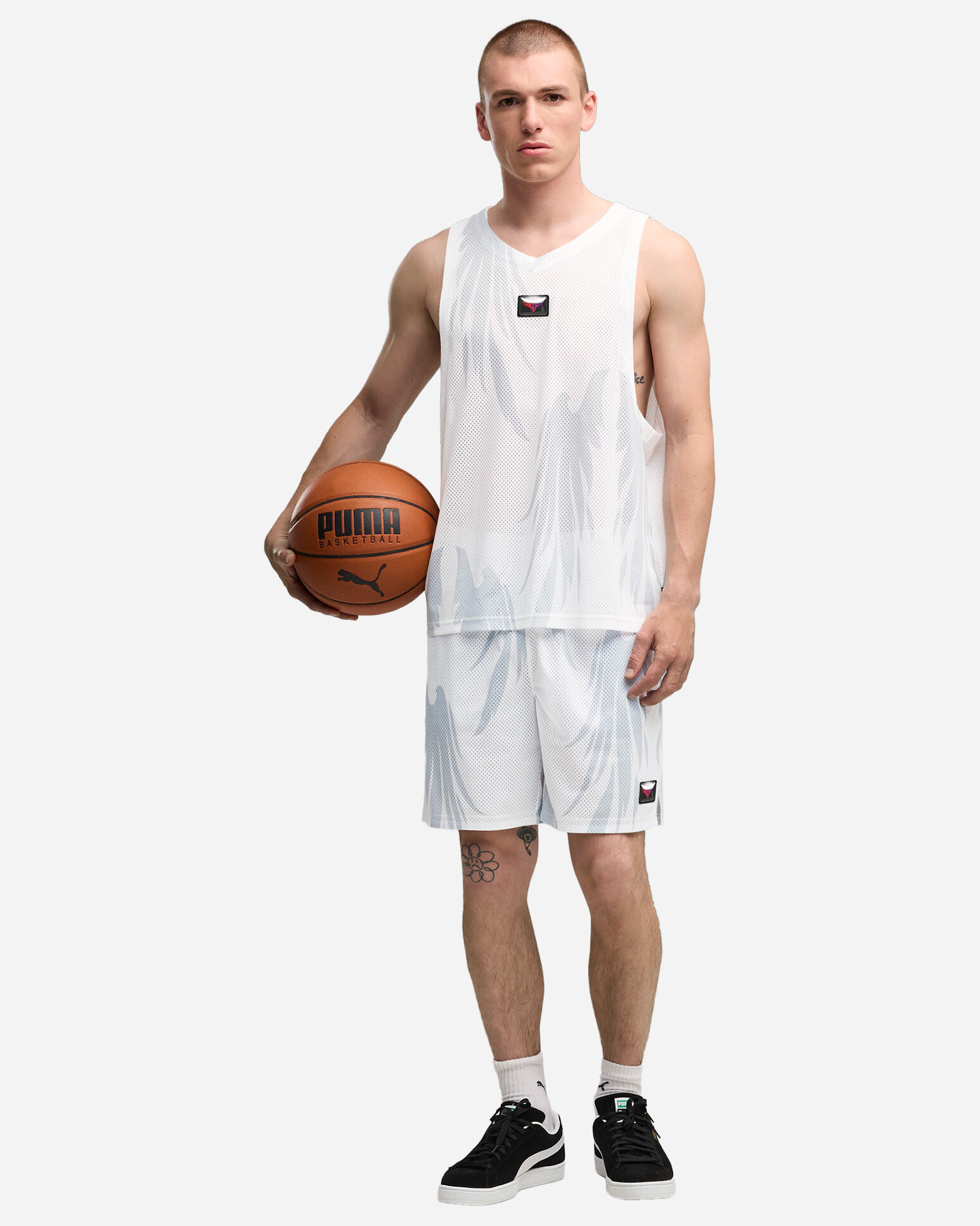 Maglia basket PUMA RARE SUPPLY M - Grigio - 4 | Cisalfa Sport