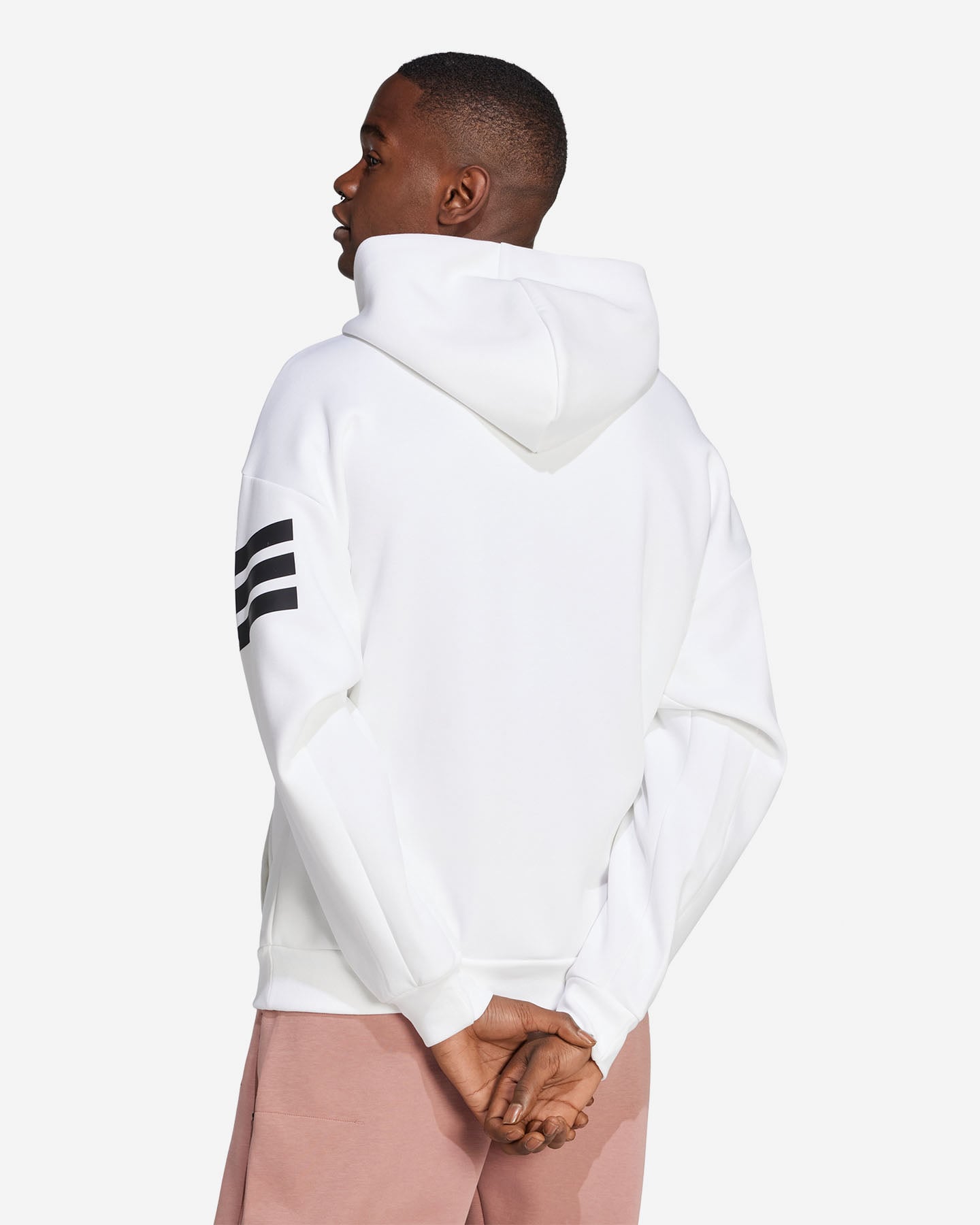 Felpa ADIDAS 3STRIPES M - Bianco - 2 | Cisalfa Sport