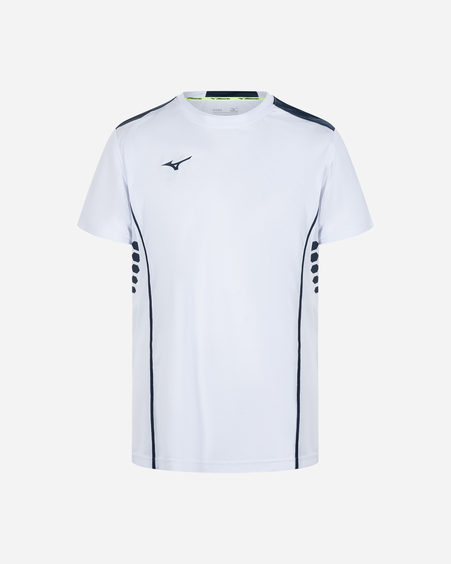 T-shirt tennis MIZUNO TEAM HEX M - Bianco - 0 | Cisalfa Sport