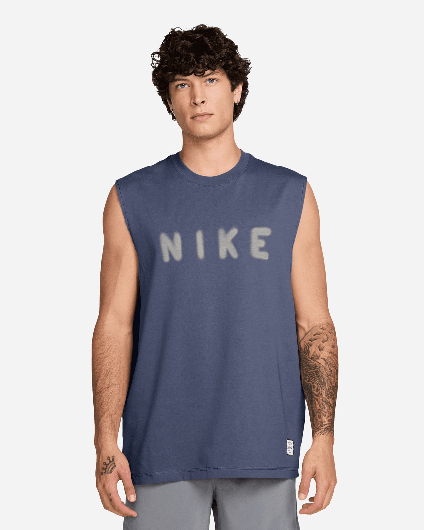 Dri Fit The Big Logo M - Canotta Training - Uomo - Blu