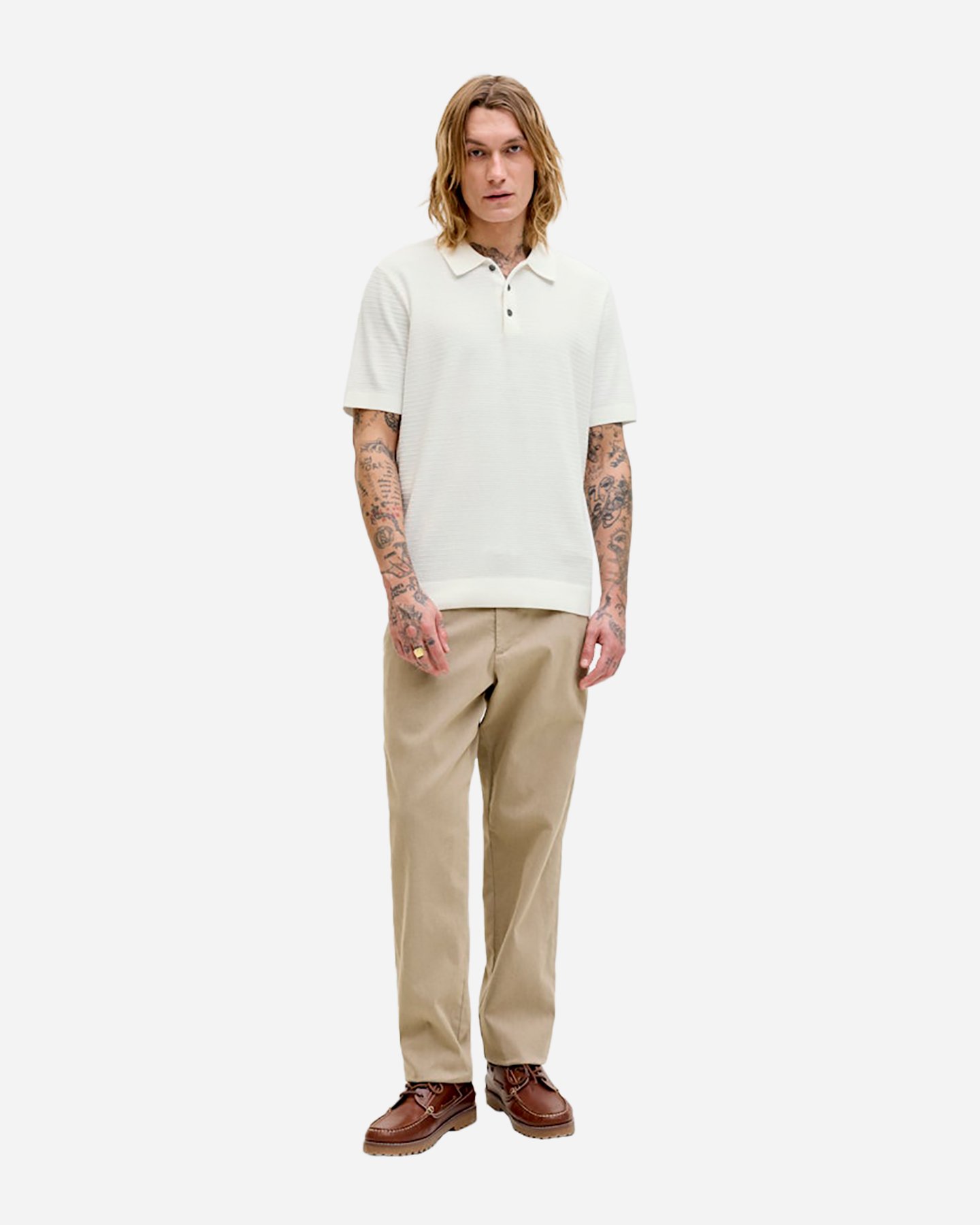Polo JACK & JONES RILEY M - Bianco - 2 | Cisalfa Sport