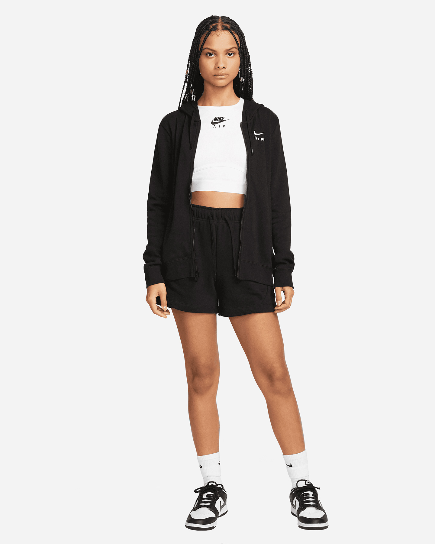 Felpa NIKE AIR LOGO RETRO W - Nero - 2 | Cisalfa Sport