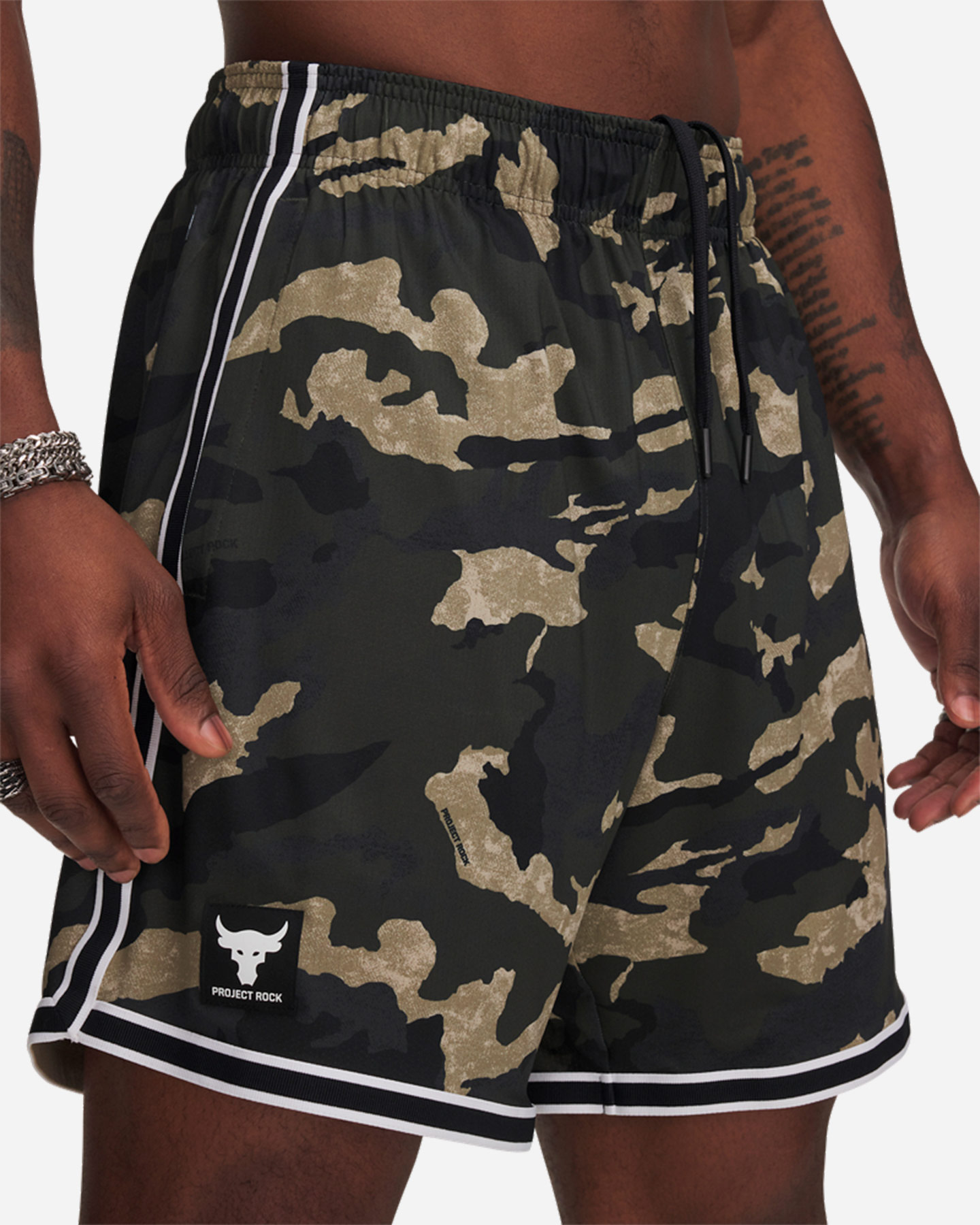 Pantaloncini UNDER ARMOUR THE ROCK CAMO M - Verde - 3 | Cisalfa Sport