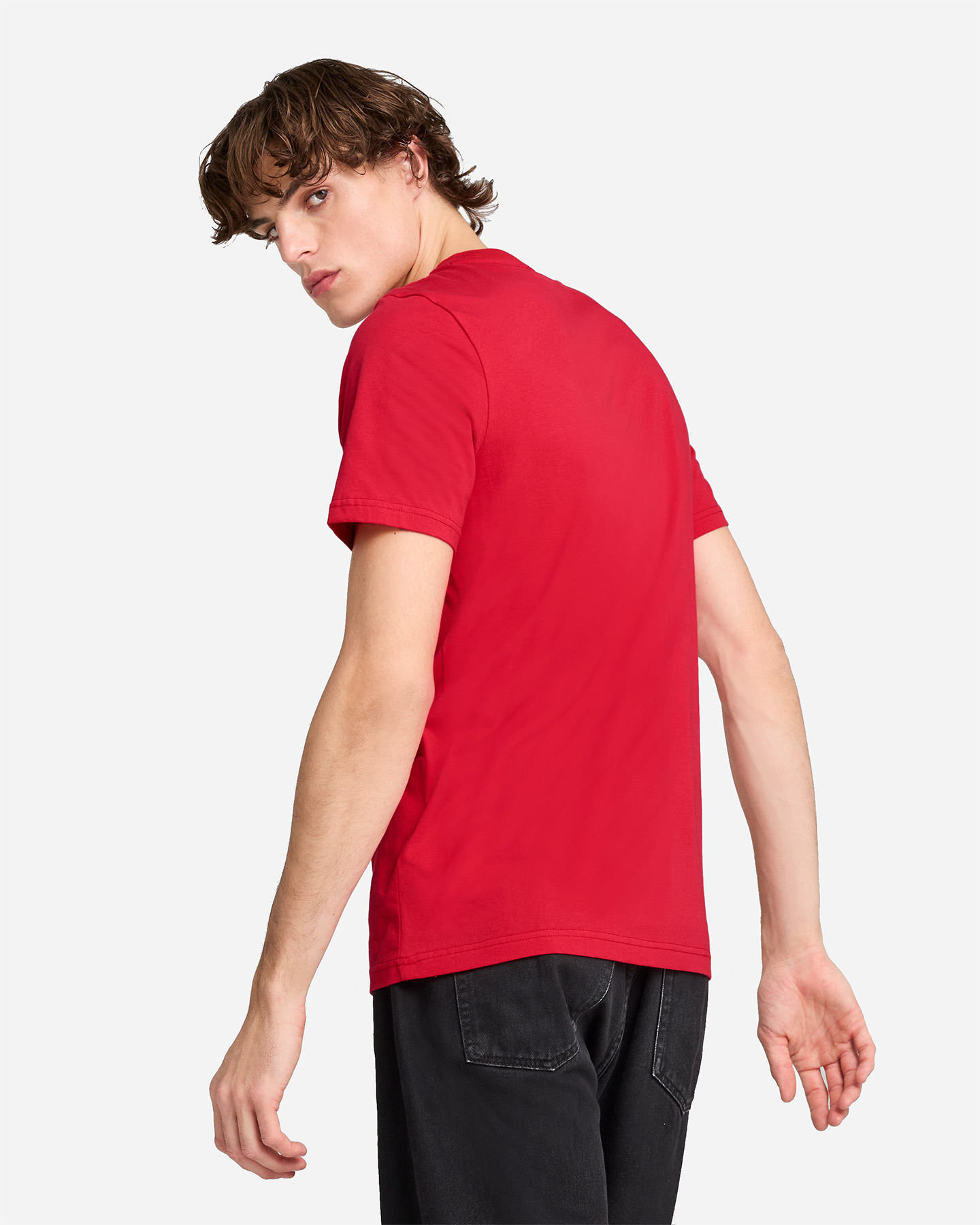 T-shirt PUMA FERRARI COLORED BIG SHIELD M - Rosso - 3 | Cisalfa Sport