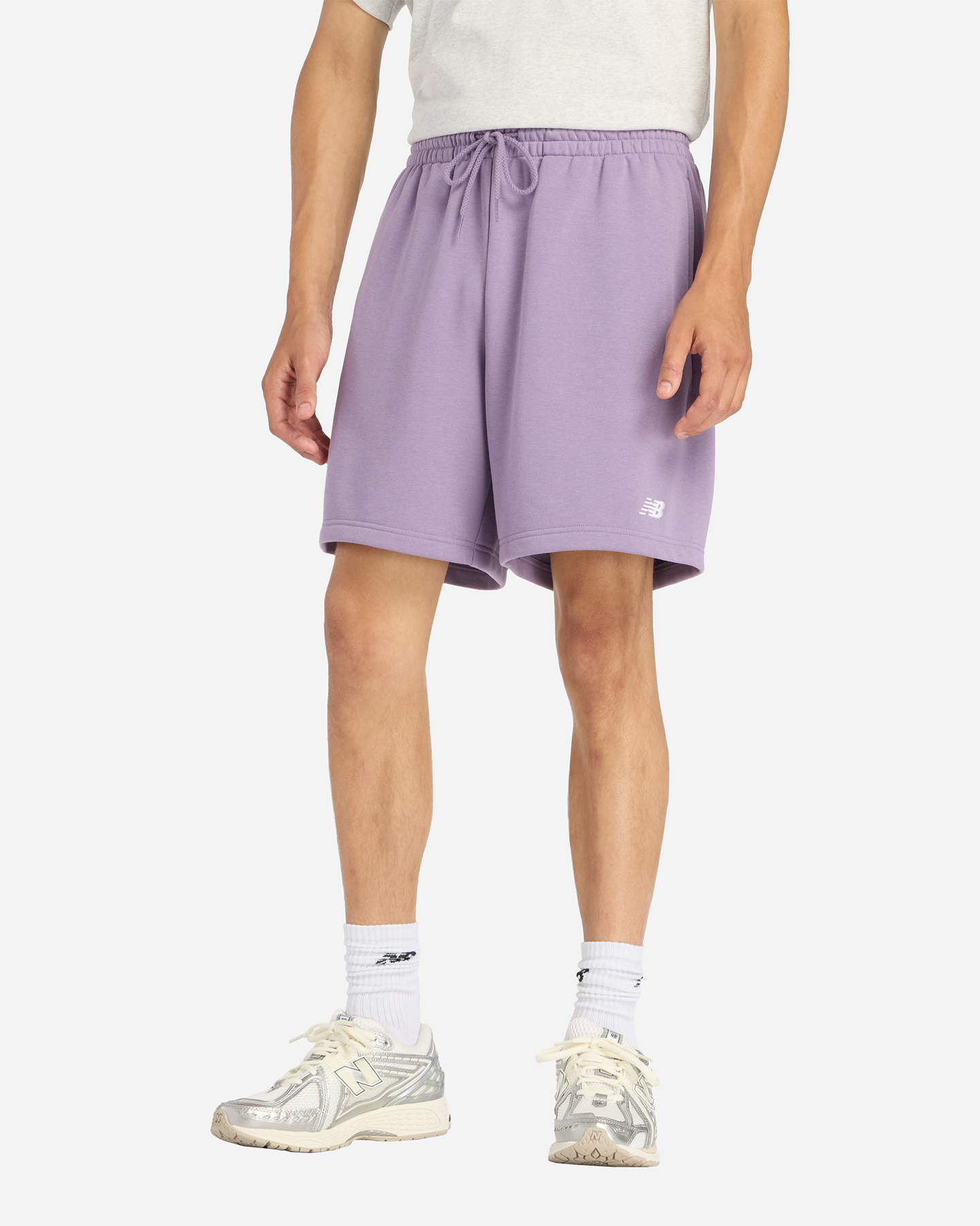 Pantaloncini NEW BALANCE ESSENTIAL SMALL LOGO M - Viola - 0 | Cisalfa Sport